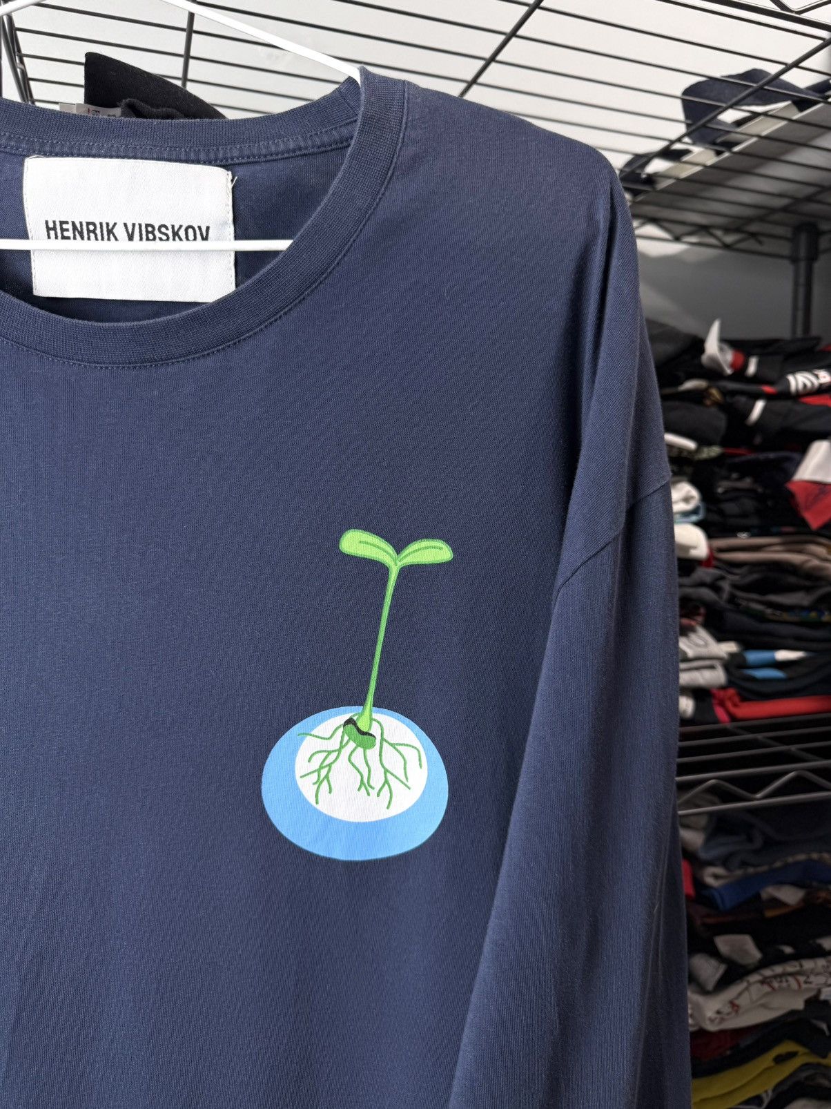 Henrik Vibskov Henrik Vibskov Printed Longsleeve T Shirt Designer Size US M / EU 48-50 / 2 - 3 Thumbnail