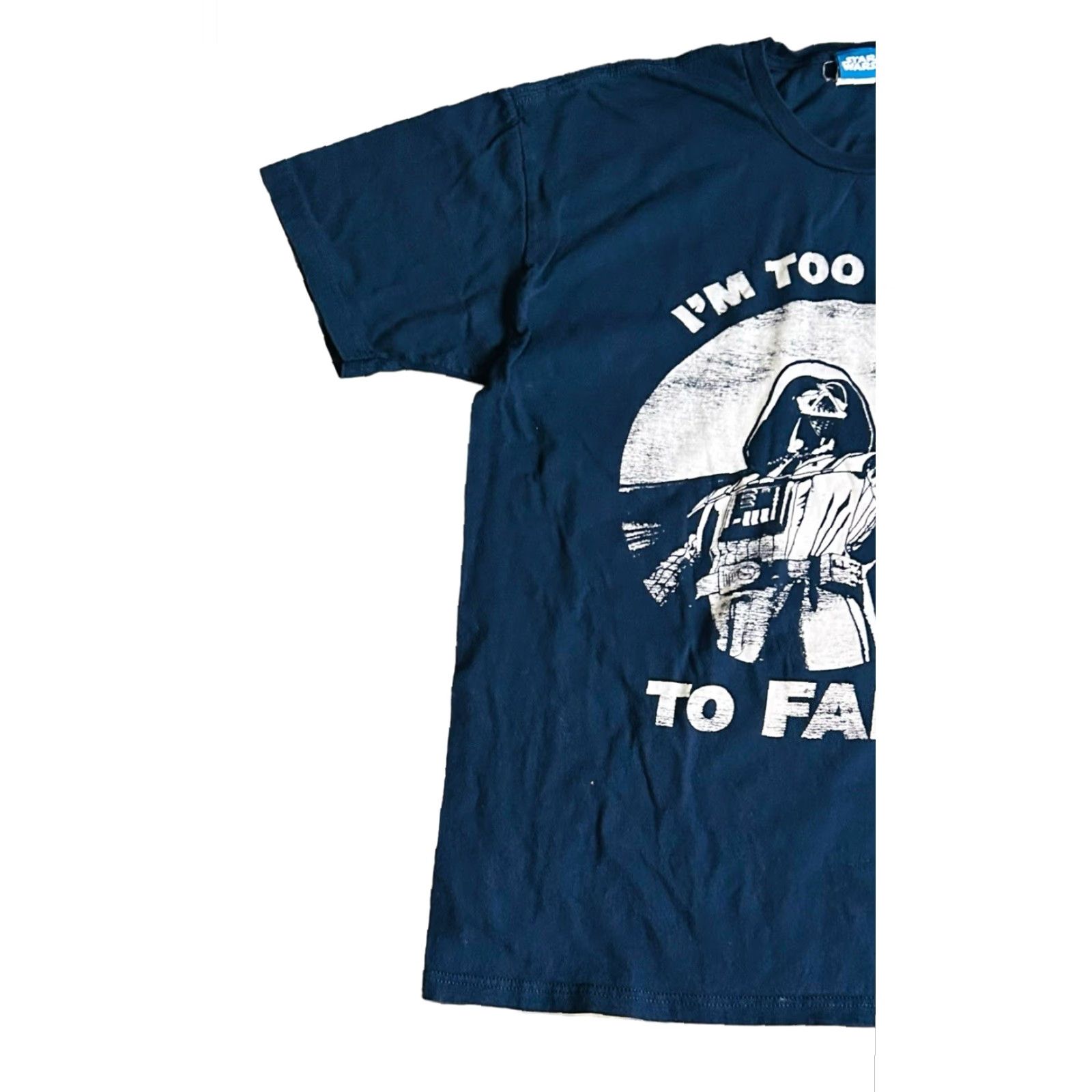 Star Wars VINTAGE Star Wars Darth Vader "I'm Too Epic to Fail" T Shirt Blue Men's Large Disney Tee Size US L / EU 52-54 / 3 - 2 Thumbnail