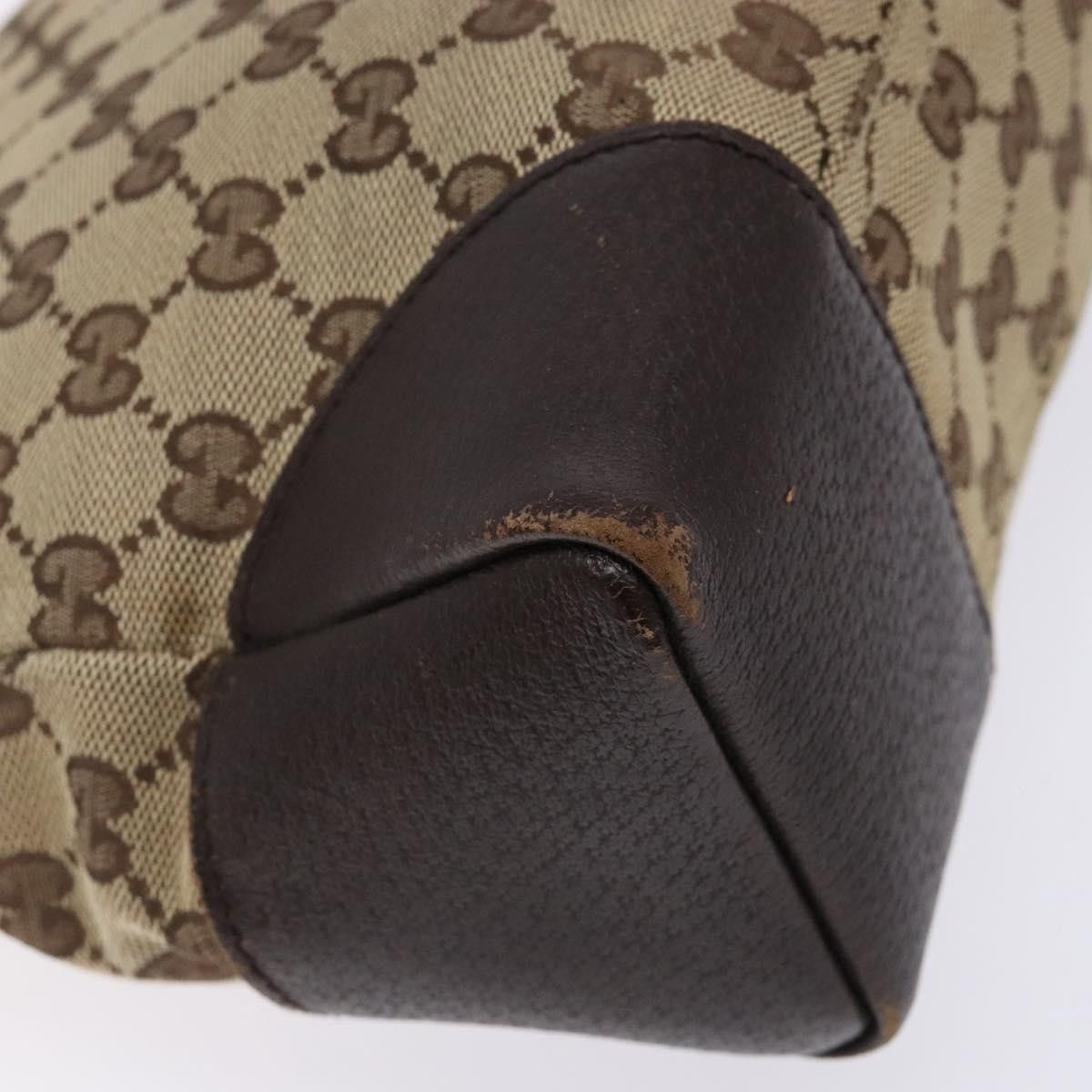 Gucci GUCCI GG Canvas Shoulder Bag Beige Silver Size ONE SIZE - 13 Thumbnail