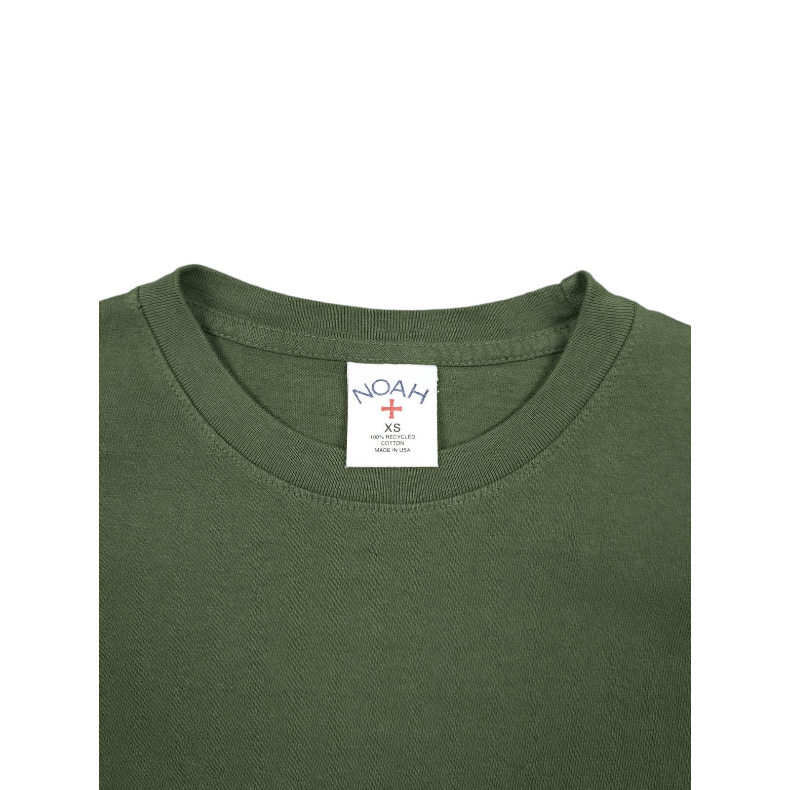 Noah 💎 Noah Classic Blank Small Logo Green T-shirt Size XS Size US XS / EU 42 / 0 - 6 Thumbnail