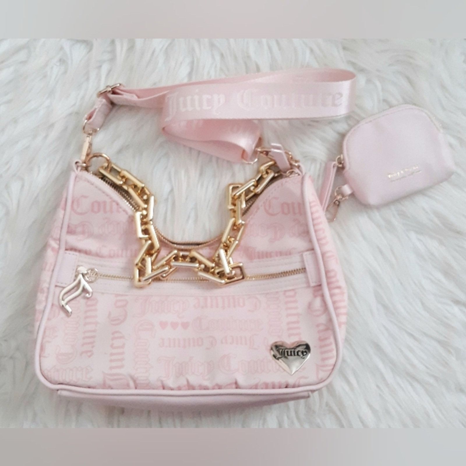 Juicy Couture Juicy Couture Logo Shoulder Bag Size ONE SIZE - 1 Thumbnail