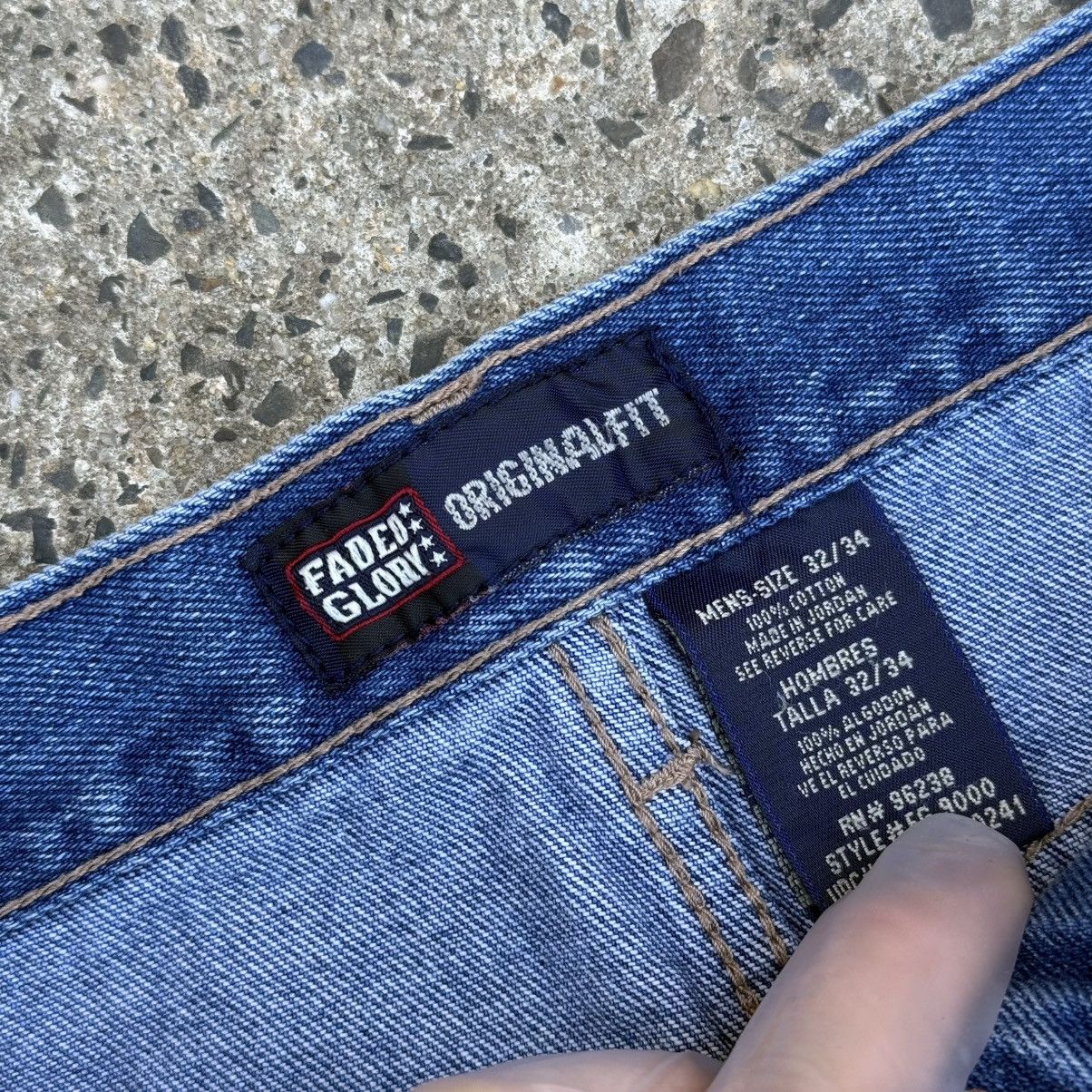Faded Glory × Vintage Vintage 00’s Faded Glory Men’s High-Waisted Jeans Fits 30x34 Size US 30 / EU 46 - 5 Thumbnail