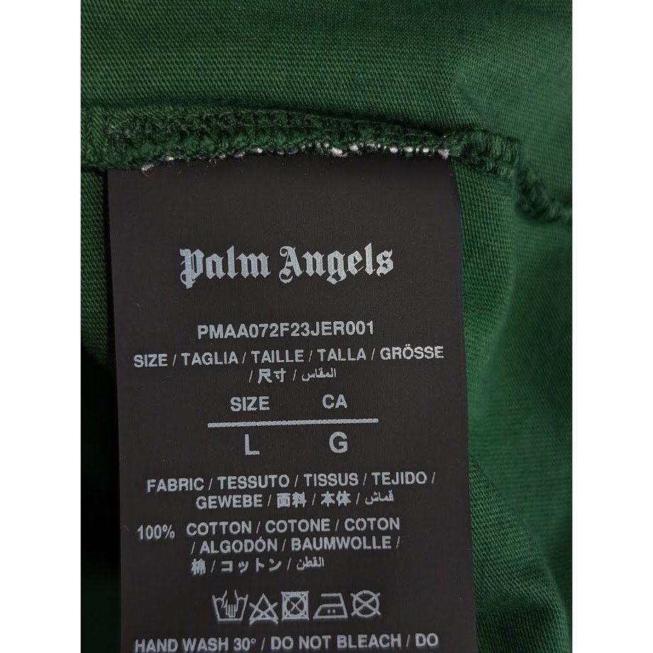 Palm Angels o1rshd1 College T-Shirt in Green Gold Size US L / EU 52-54 / 3 - 15 Thumbnail