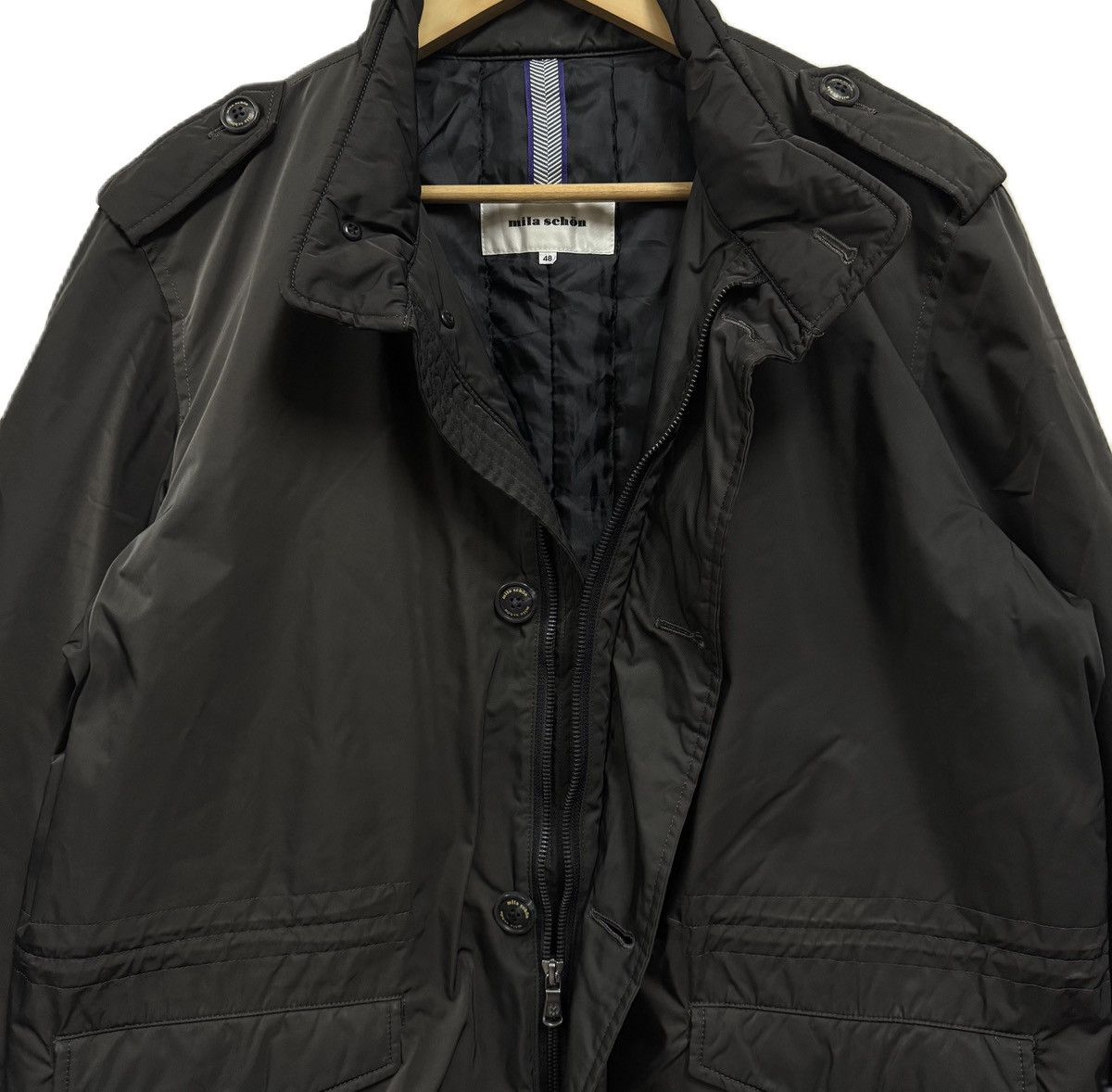 If Six Was Nine Vintage Mila Schon Black Jacket Size US XL / EU 56 / 4 - 4 Thumbnail