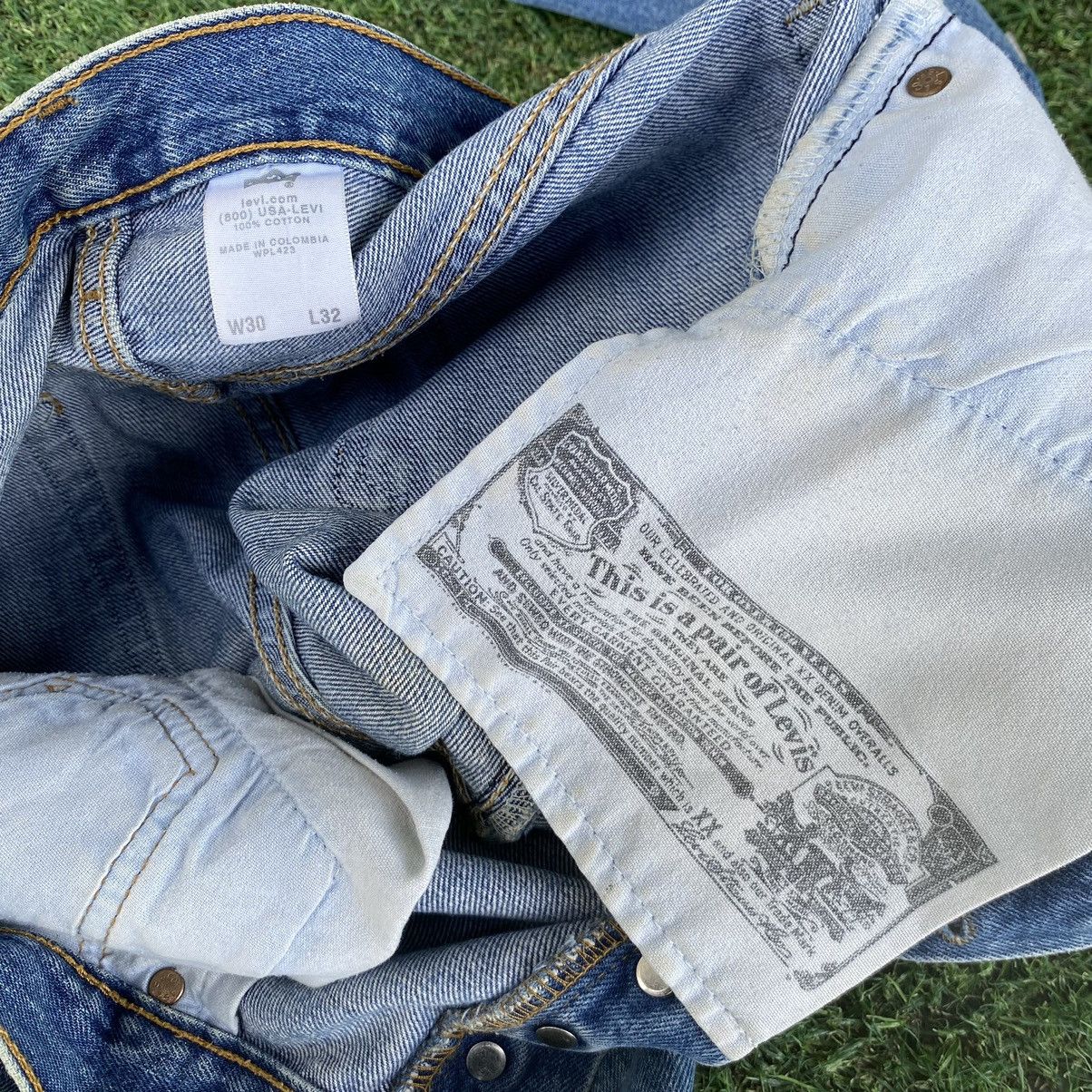 Levi's Thrashed Distressed Vintage Levis 501 ERD GRUNGE JEANS Size US 30 / EU 46 - 5 Thumbnail