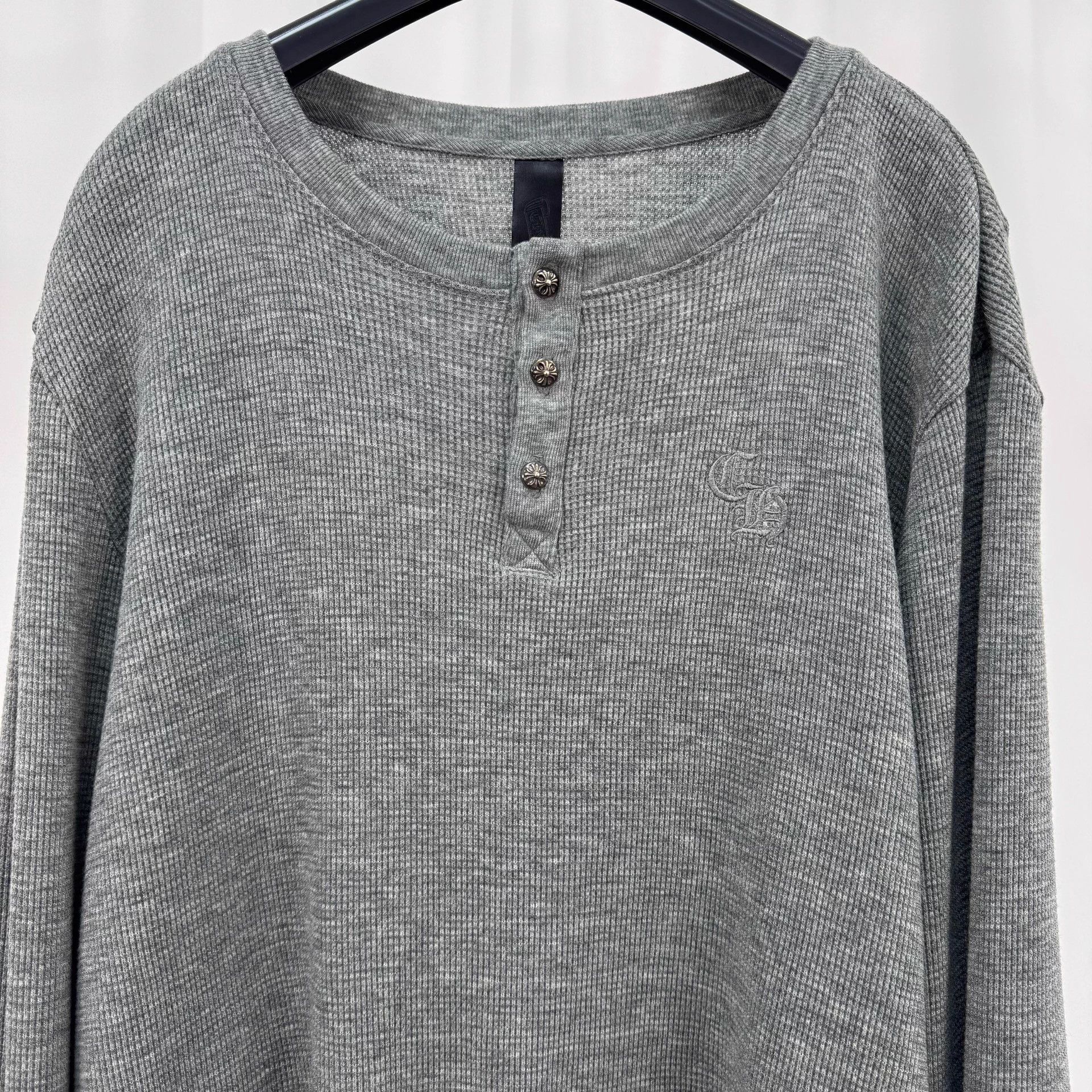 Chrome Hearts Chrome Hearts Embroidered Waffle SilverBuckle LS XL Size US XL / EU 56 / 4 - 3 Thumbnail