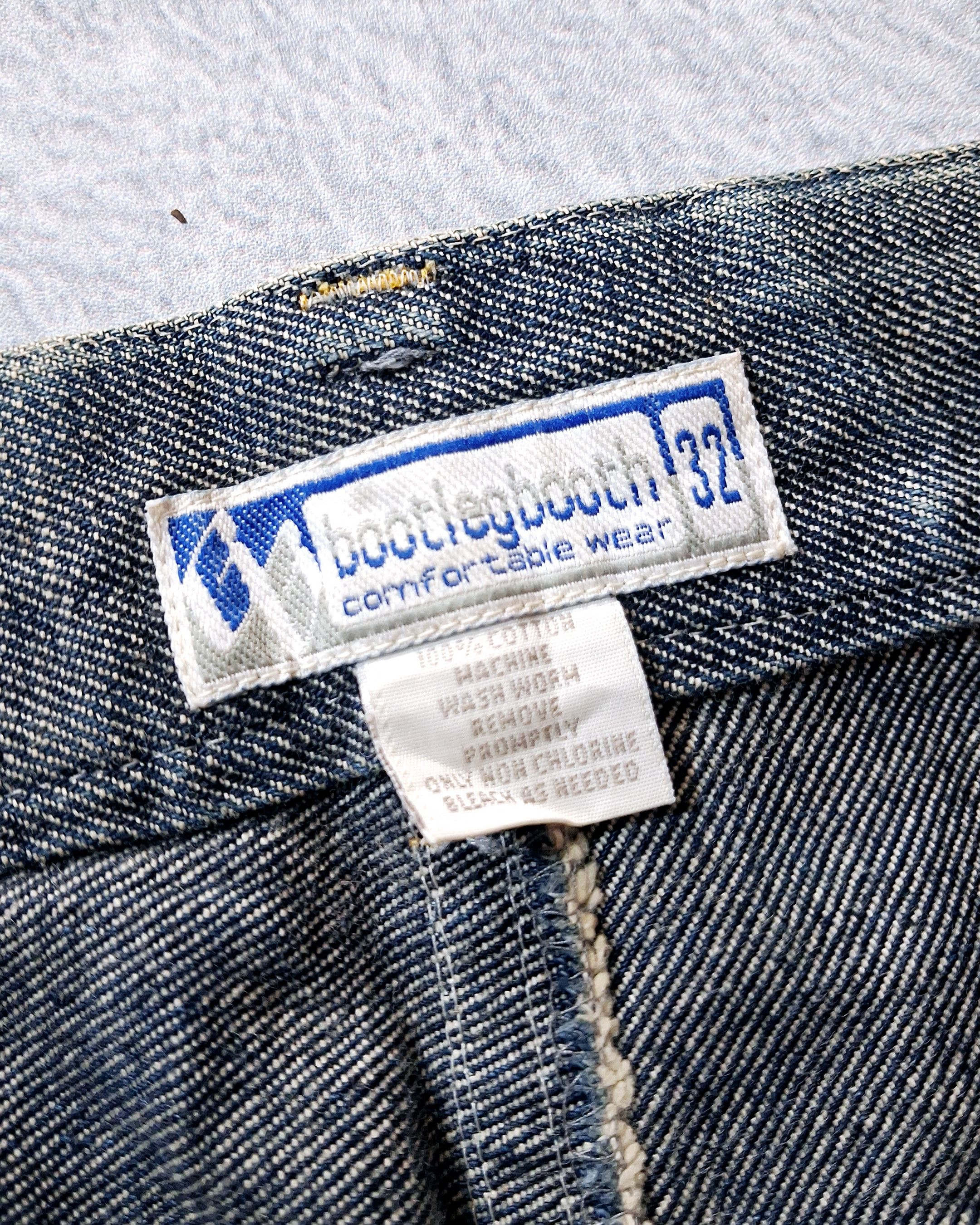 Japanese Brand BOOTLEGBOOTH DENIM PANTS BAGGY STYLE MULTIPOCKET Size US 34 / EU 50 - 9 Thumbnail