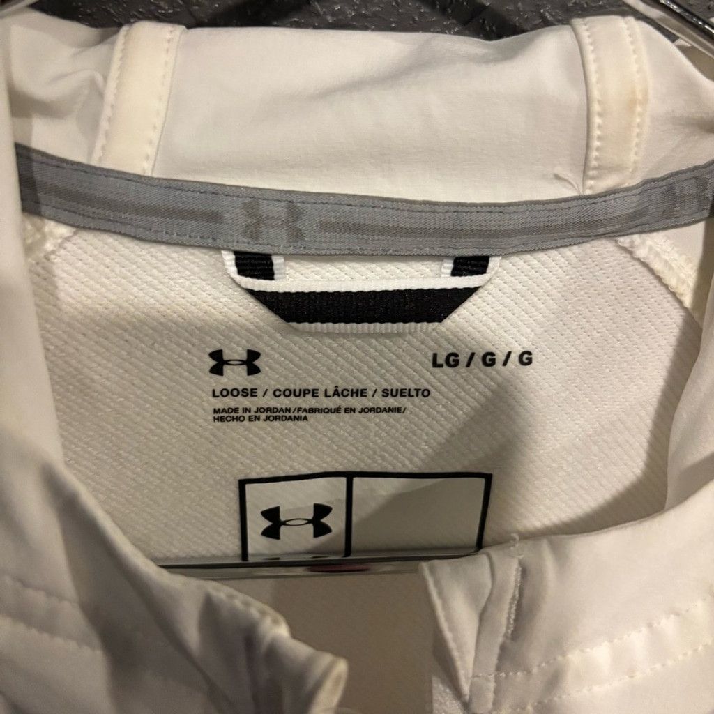 Under Armour Under Armour White Hooded Pullover Size US L / EU 52-54 / 3 - 4 Thumbnail