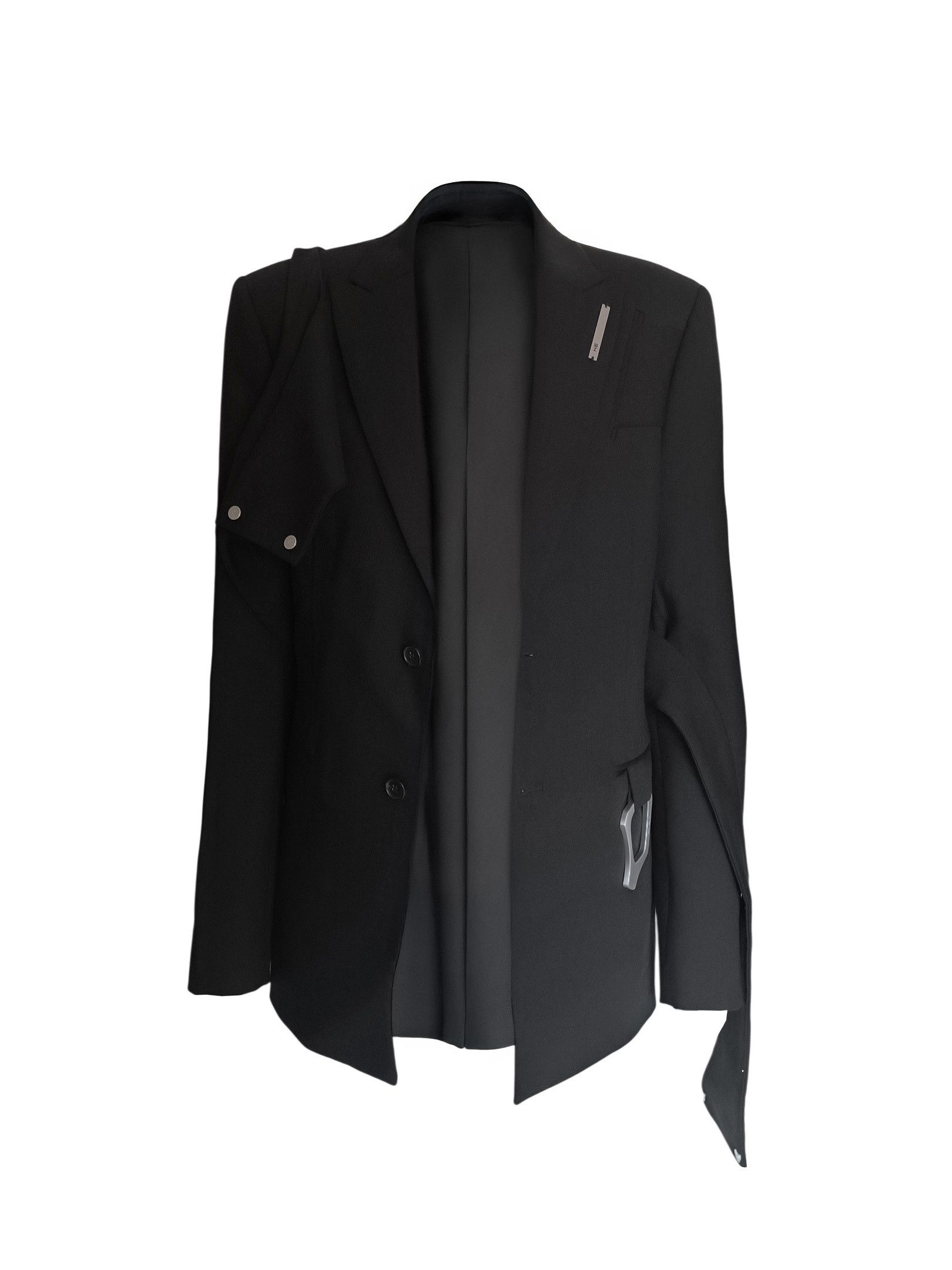 Heliot Emil Heliot Emil AW23 Integrated Harness Blazer Size 48R - 13 Thumbnail