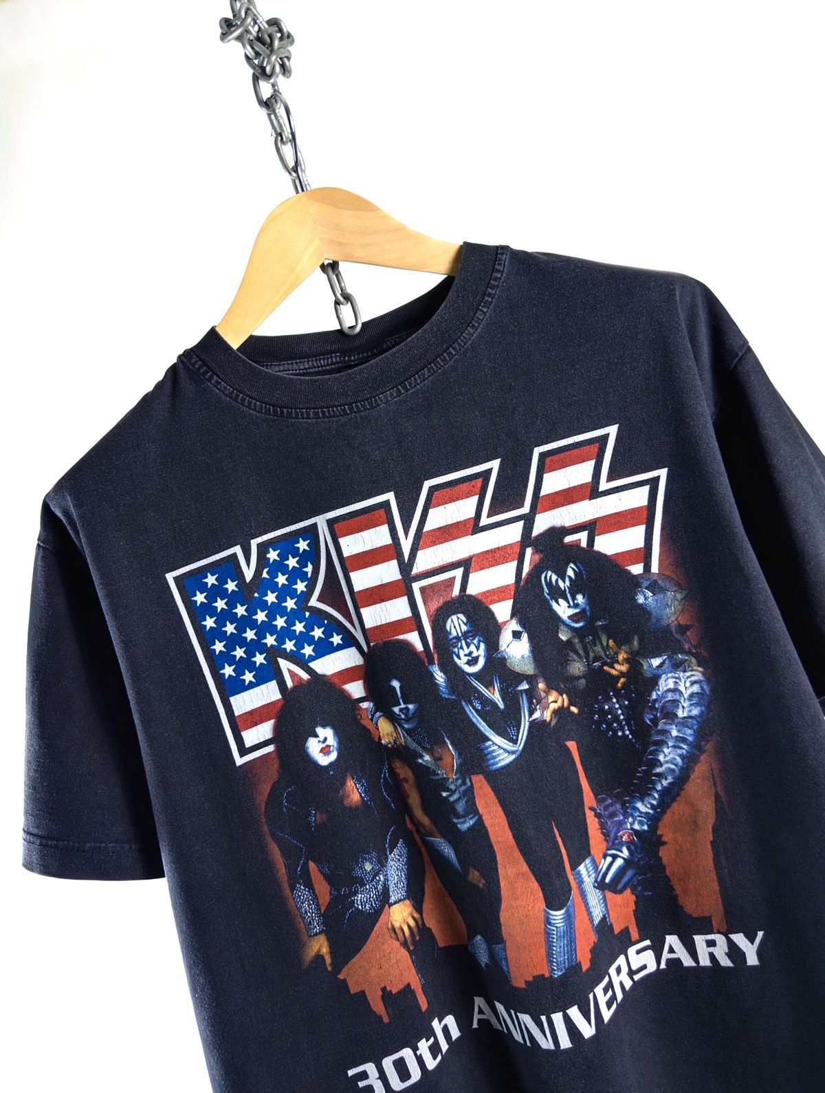 Band Tees 00s Vintage Kiss Faded Rock Band Tee T-Shirt Size US XL / EU 56 / 4 - 3 Thumbnail