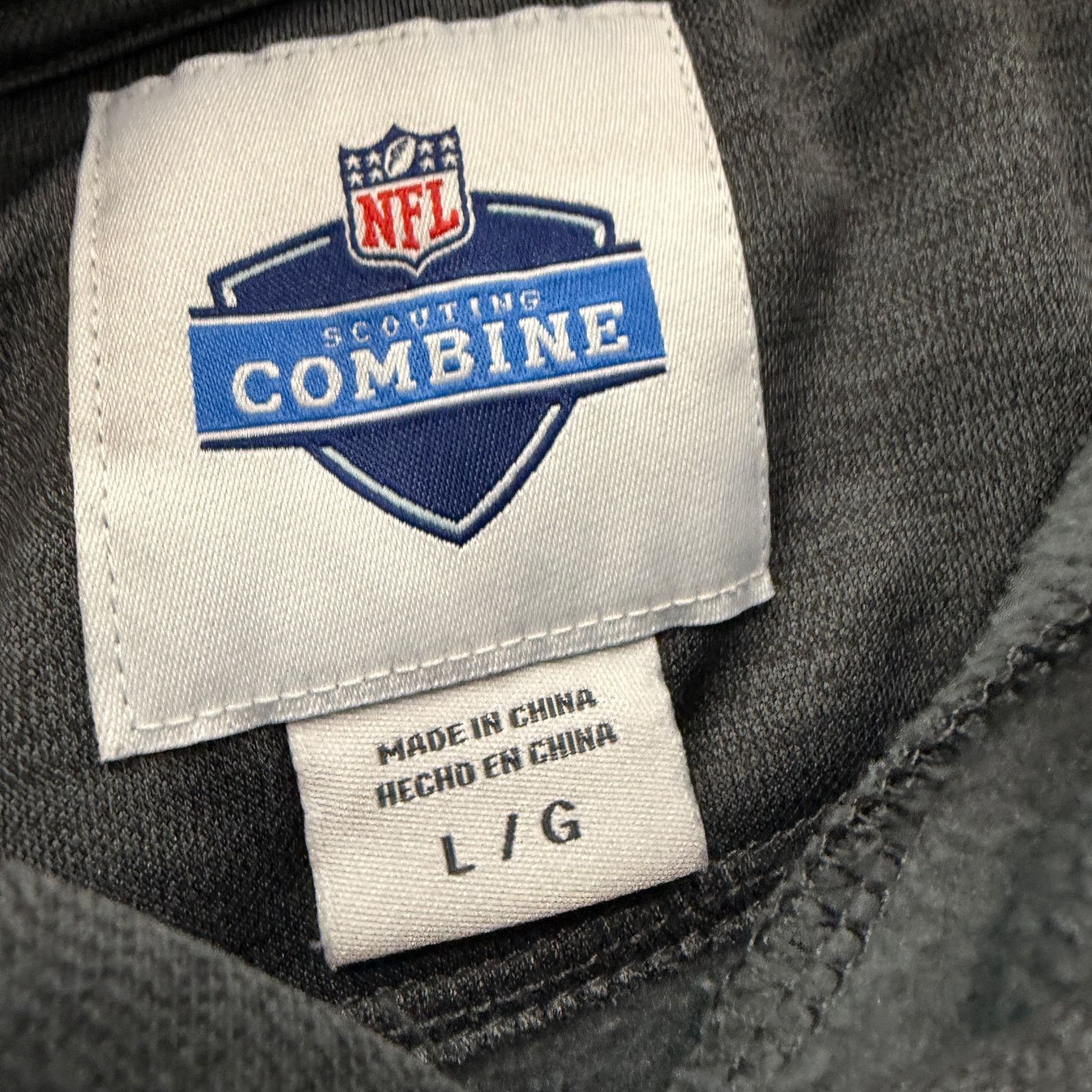 Other Detroit Lions Scouting Combine Hoodie Men's Large Gray Blue Size US L / EU 52-54 / 3 - 5 Thumbnail