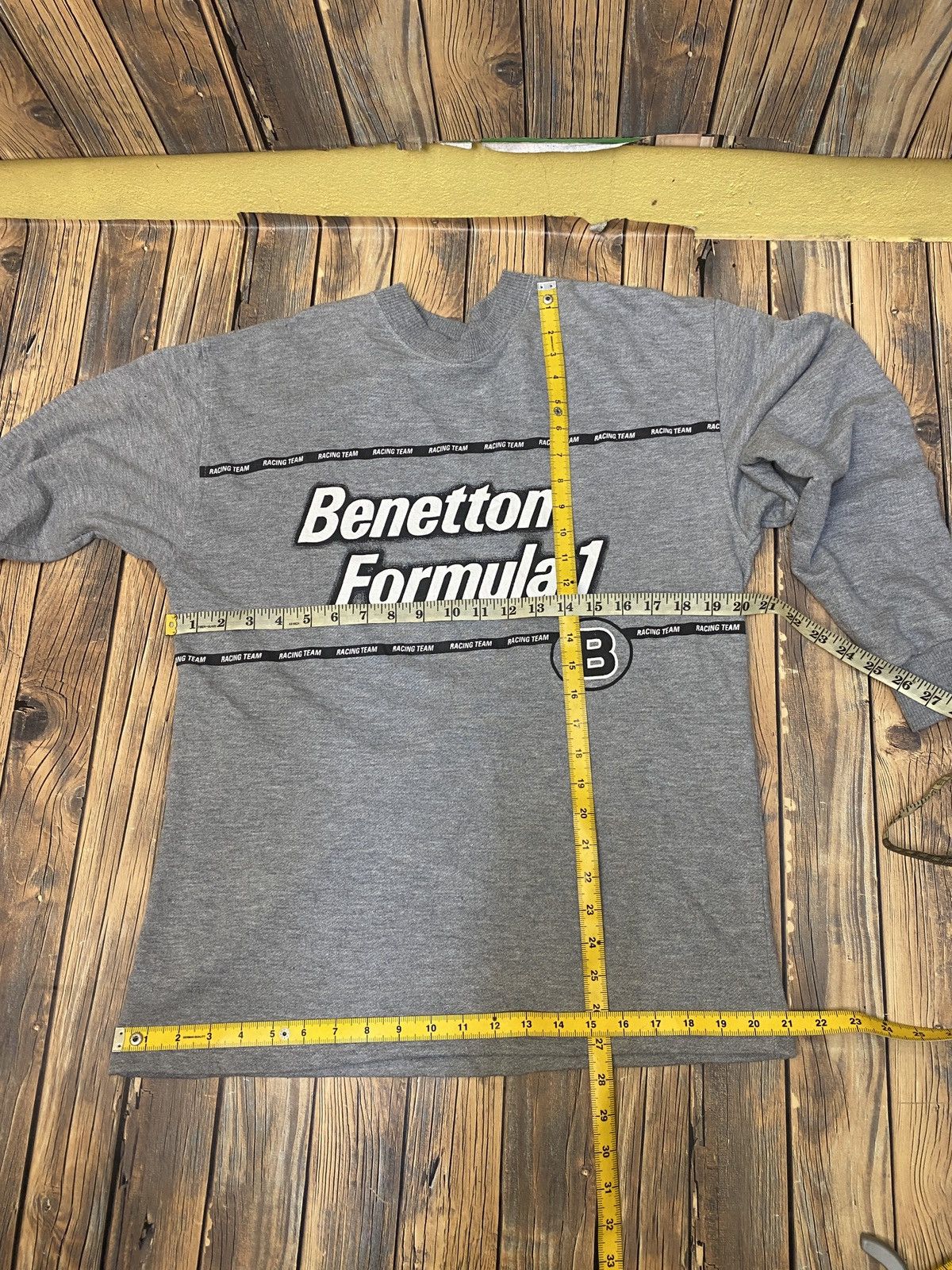 Vintage Vintage benetton formula 1 crewneck sweatshirt Size US M / EU 48-50 / 2 - 4 Thumbnail