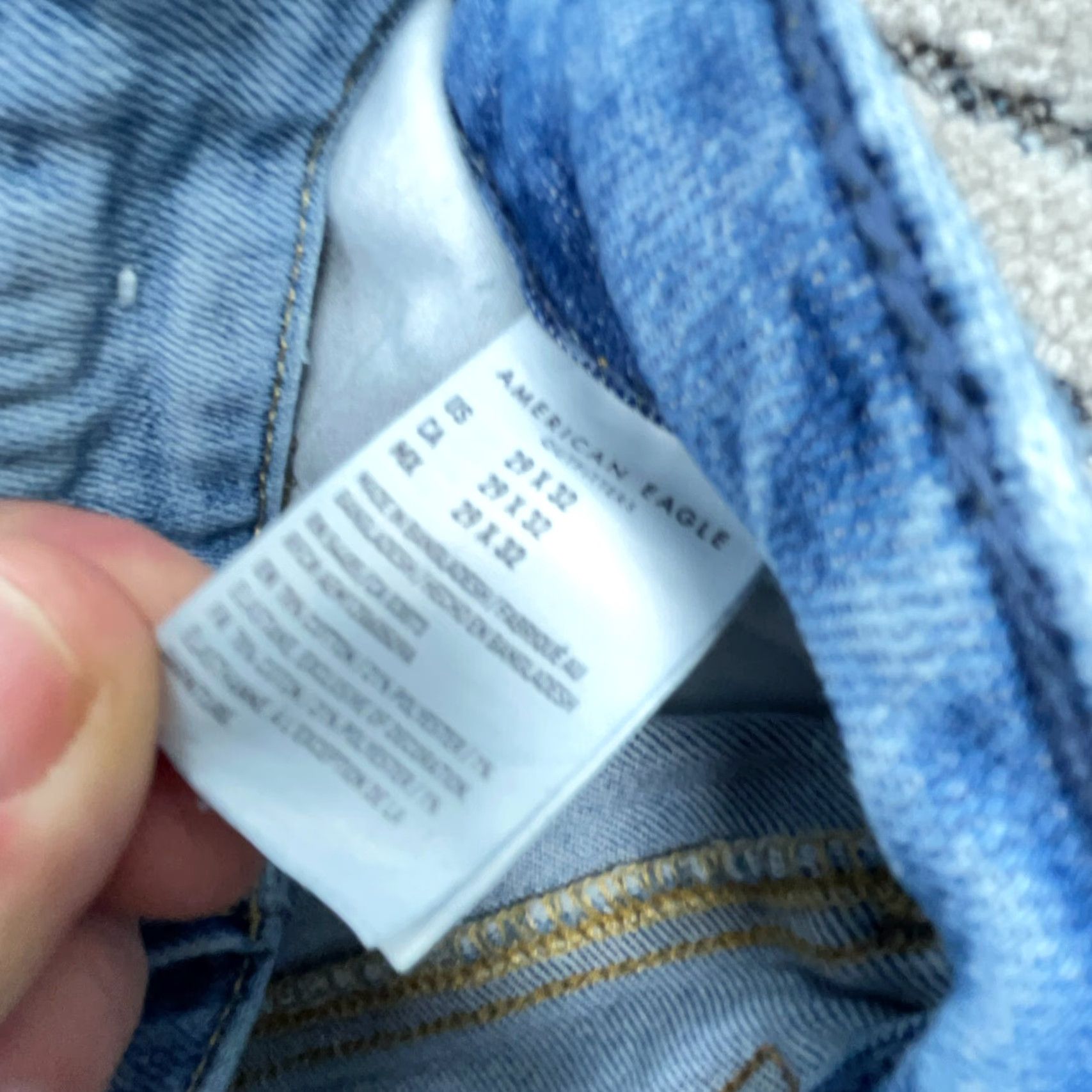 American Eagle Outfitters American Eagle Jeans Men 29x32 Slim Fit Med Wash Faded Ripped Holes Airflex Z Size US 29 - 5 Thumbnail