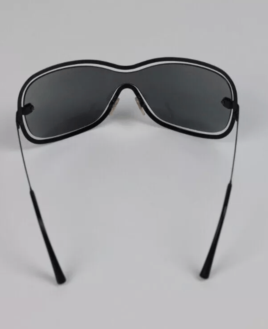 Chanel CHANEL Sunglasses 4031 Rimless Rhinestone 4017 Shields RI832 Size ONE SIZE - 4 Thumbnail