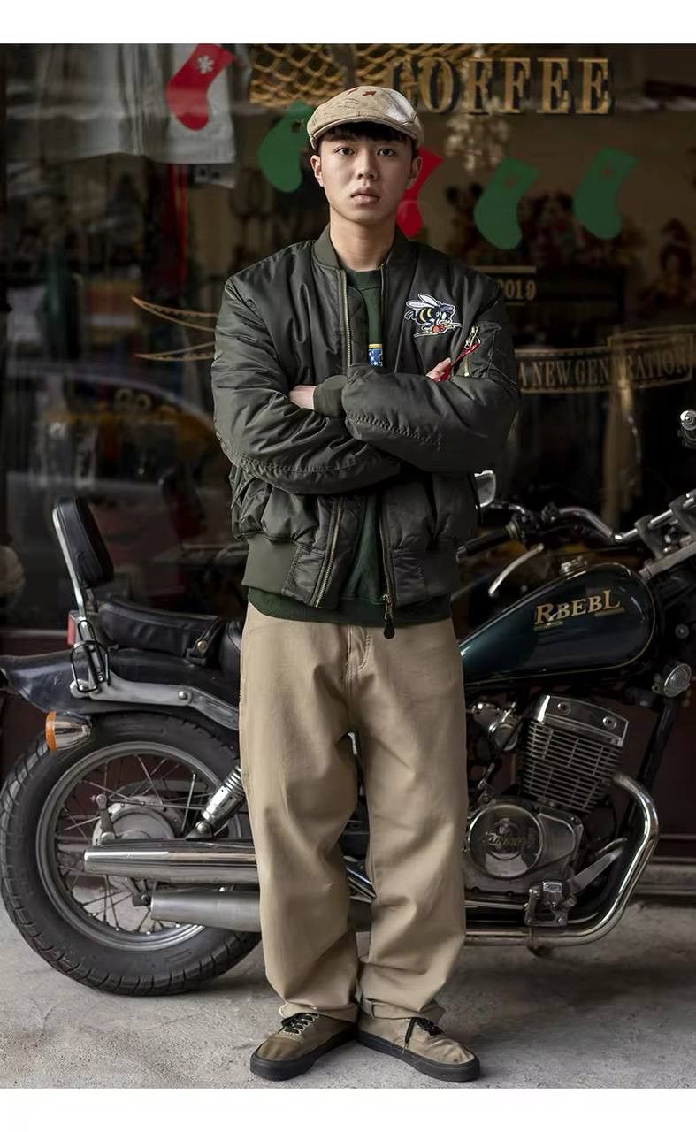 Japanese Brand × Vintage vintage USAFA embroidered bomber. Size US XL / EU 56 / 4 - 4 Thumbnail