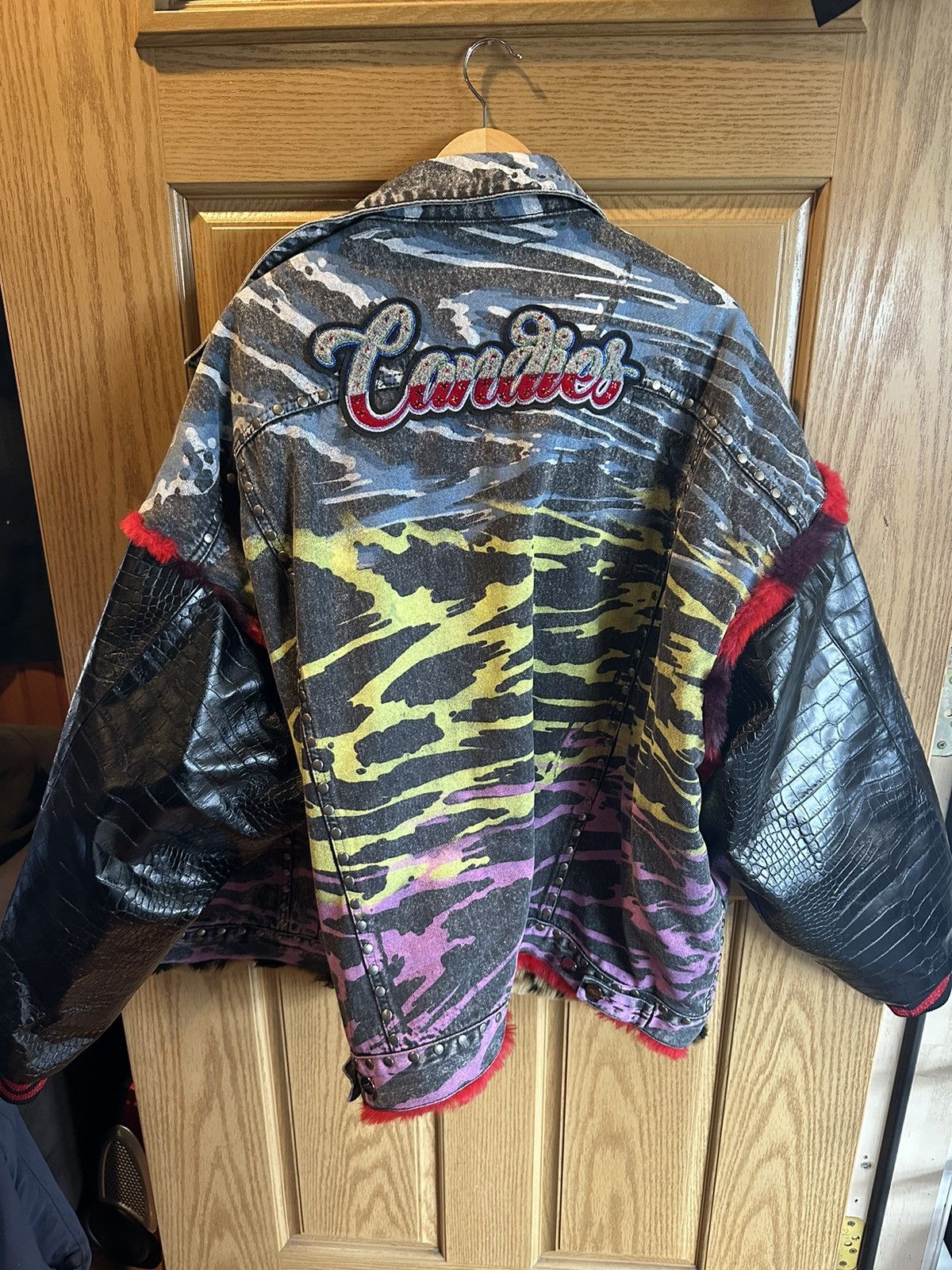 Marcelo Burlon Marcelo Burlon ‘Candies’ insane denim/leather/fur jacket Size US M / EU 48-50 / 2 - 2 Thumbnail