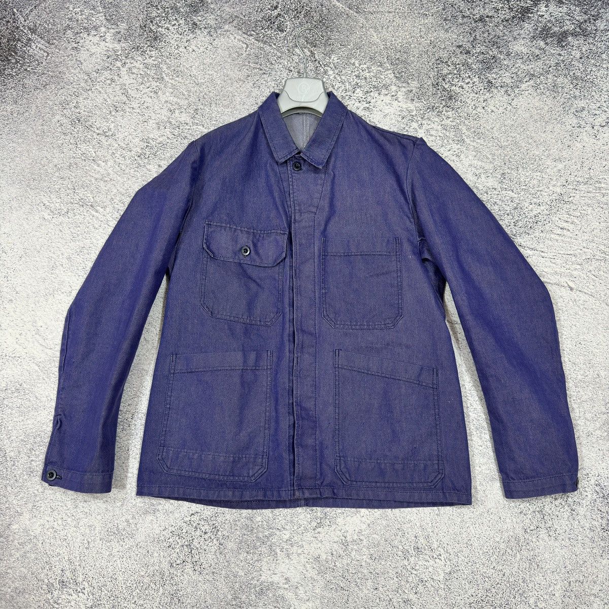 Vintage Vintage Worker Heavy Cotton Light Jacket L size Size US L / EU 52-54 / 3 - 1 Thumbnail