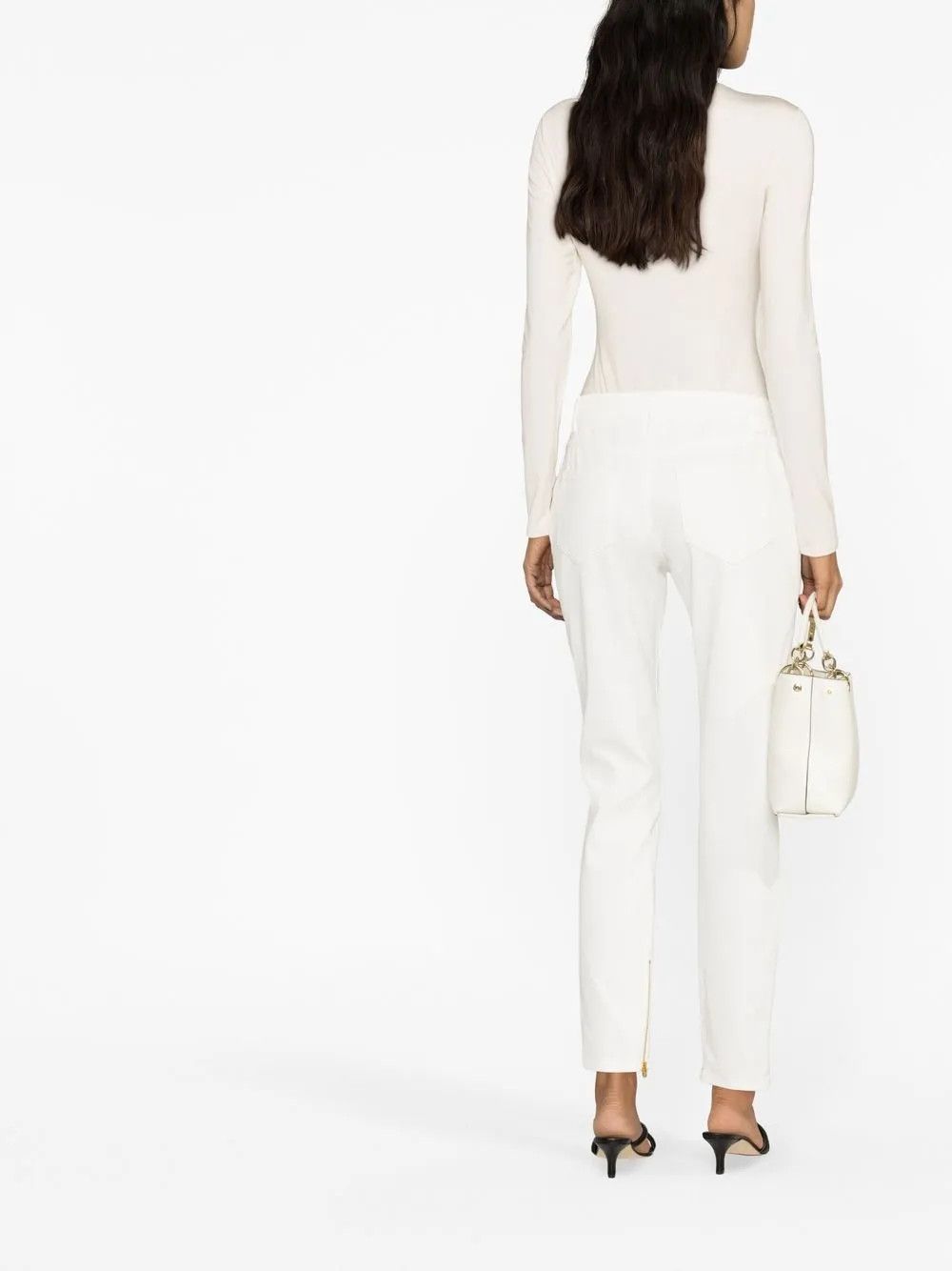 Tom Ford o1y0126 Casual Pant in White Size 27" / US 4 / IT 40 - 3 Thumbnail