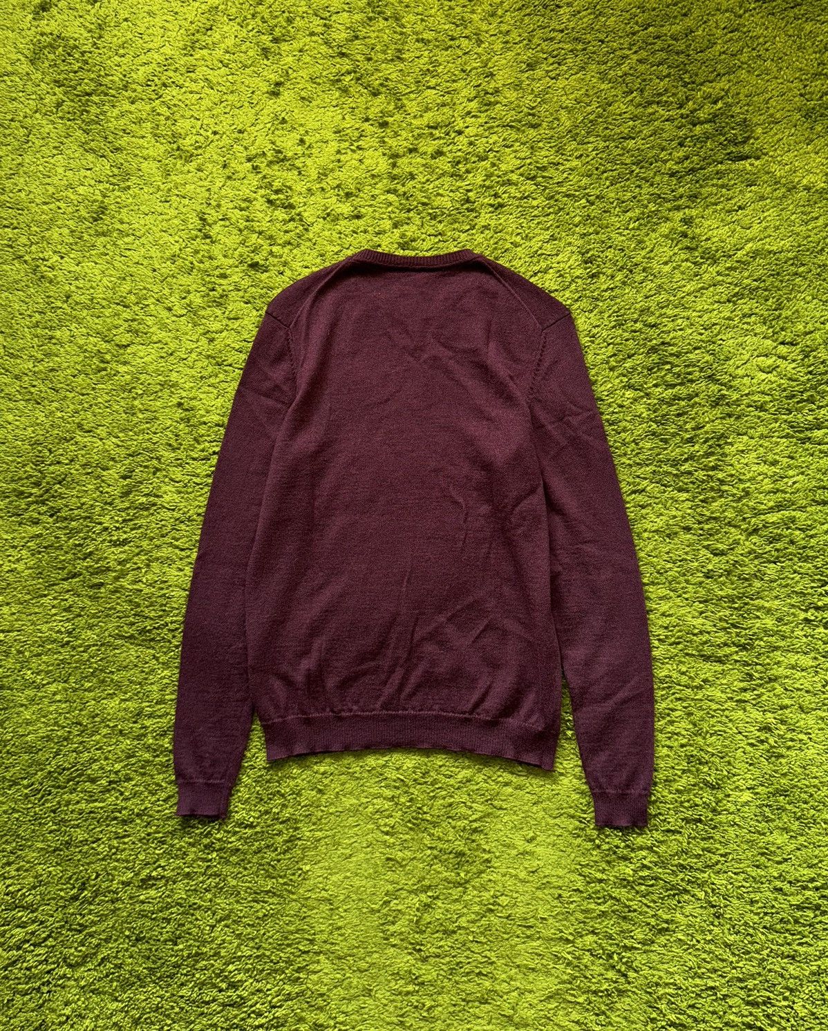 Hugo Boss Hugo Boss 100% wool knit logo minimalist sweater pullover Size US M / EU 48-50 / 2 - 2 Thumbnail