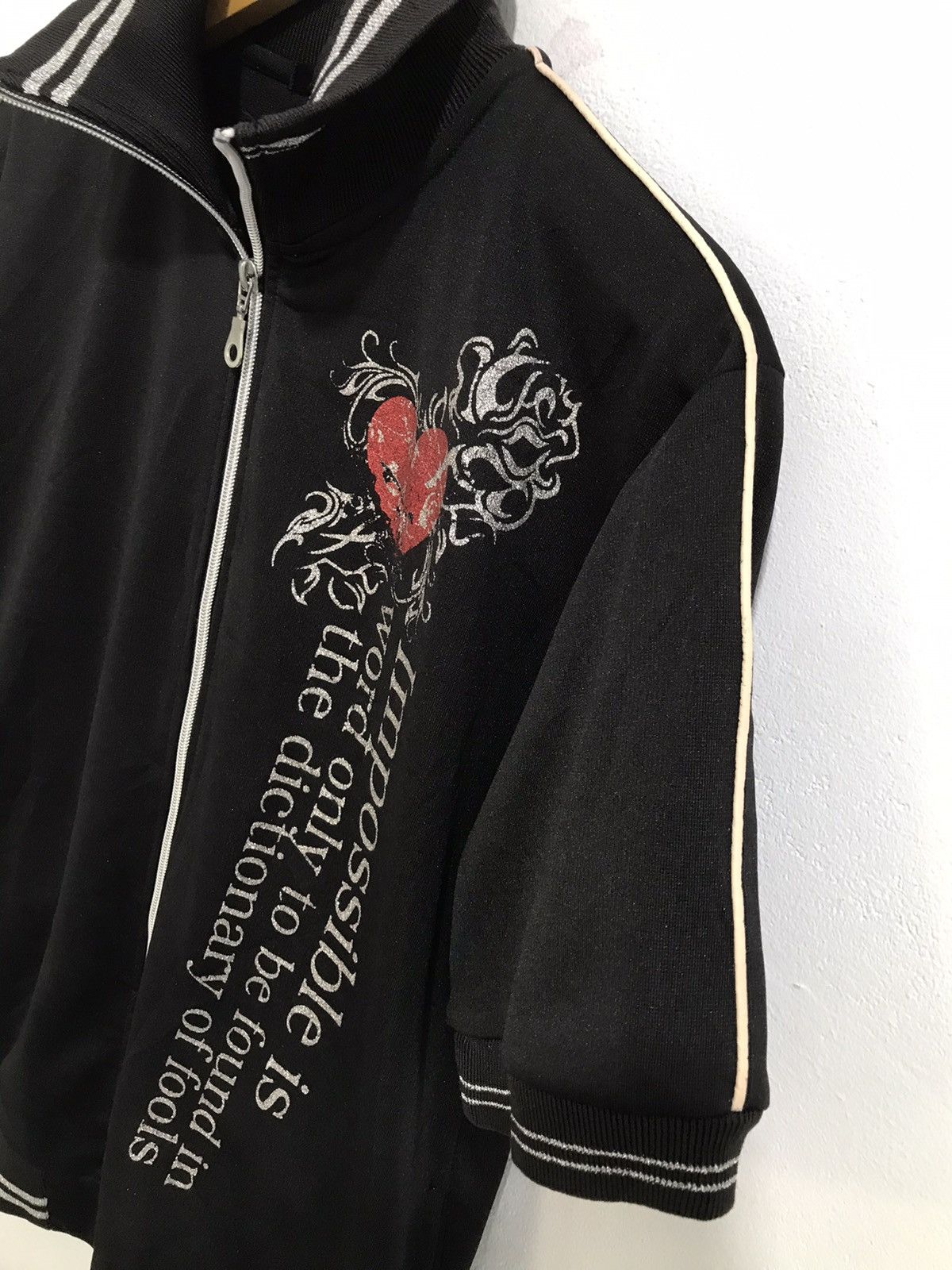 If Six Was Nine Macalester Poem Track Zip Jacket Gothic ifsix lgb punk style Size US L / EU 52-54 / 3 - 5 Thumbnail
