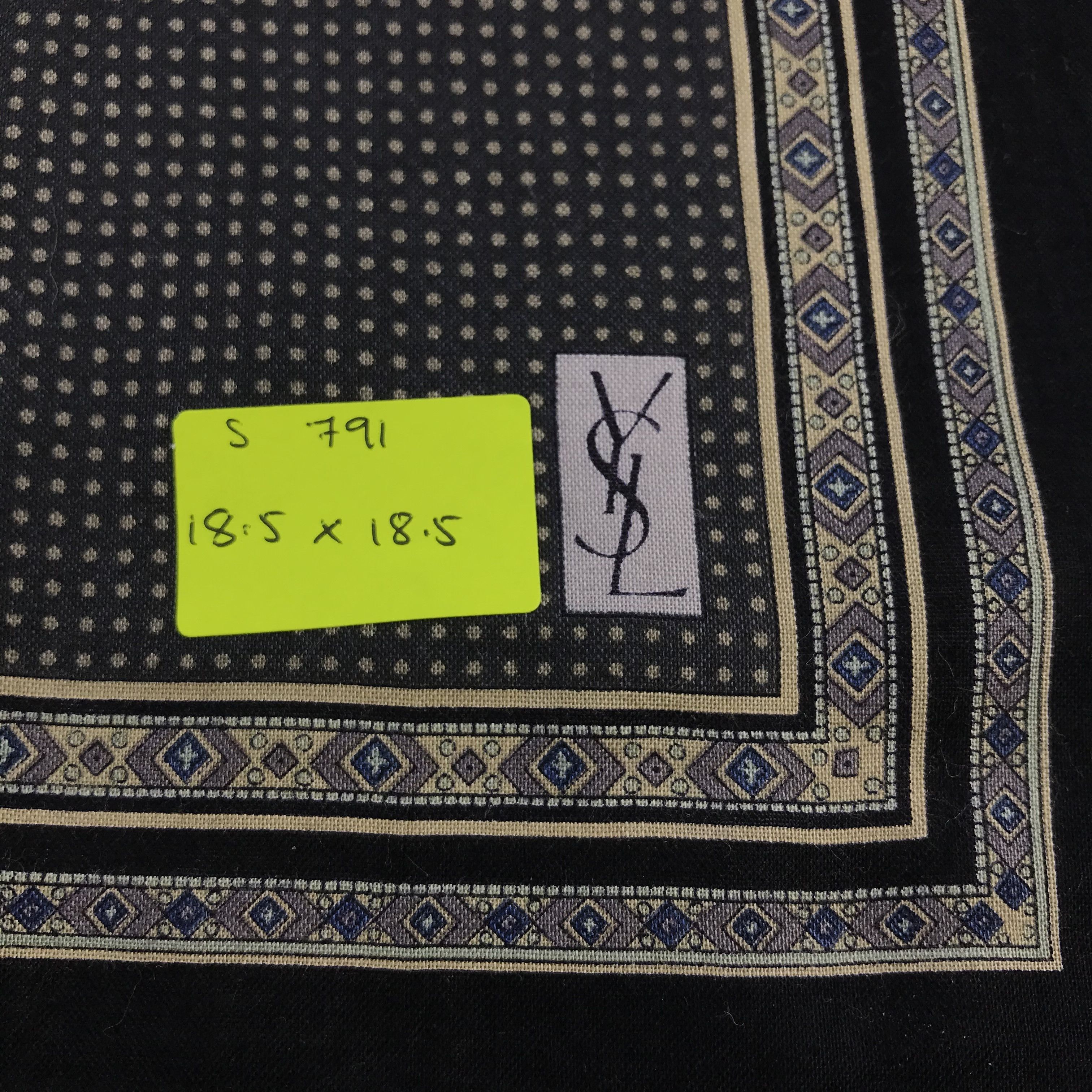 Vintage × Yves Saint Laurent Yves Saint Laurent Bandana / Handkerchief /Neckerchief -S791 Size ONE SIZE - 5 Thumbnail