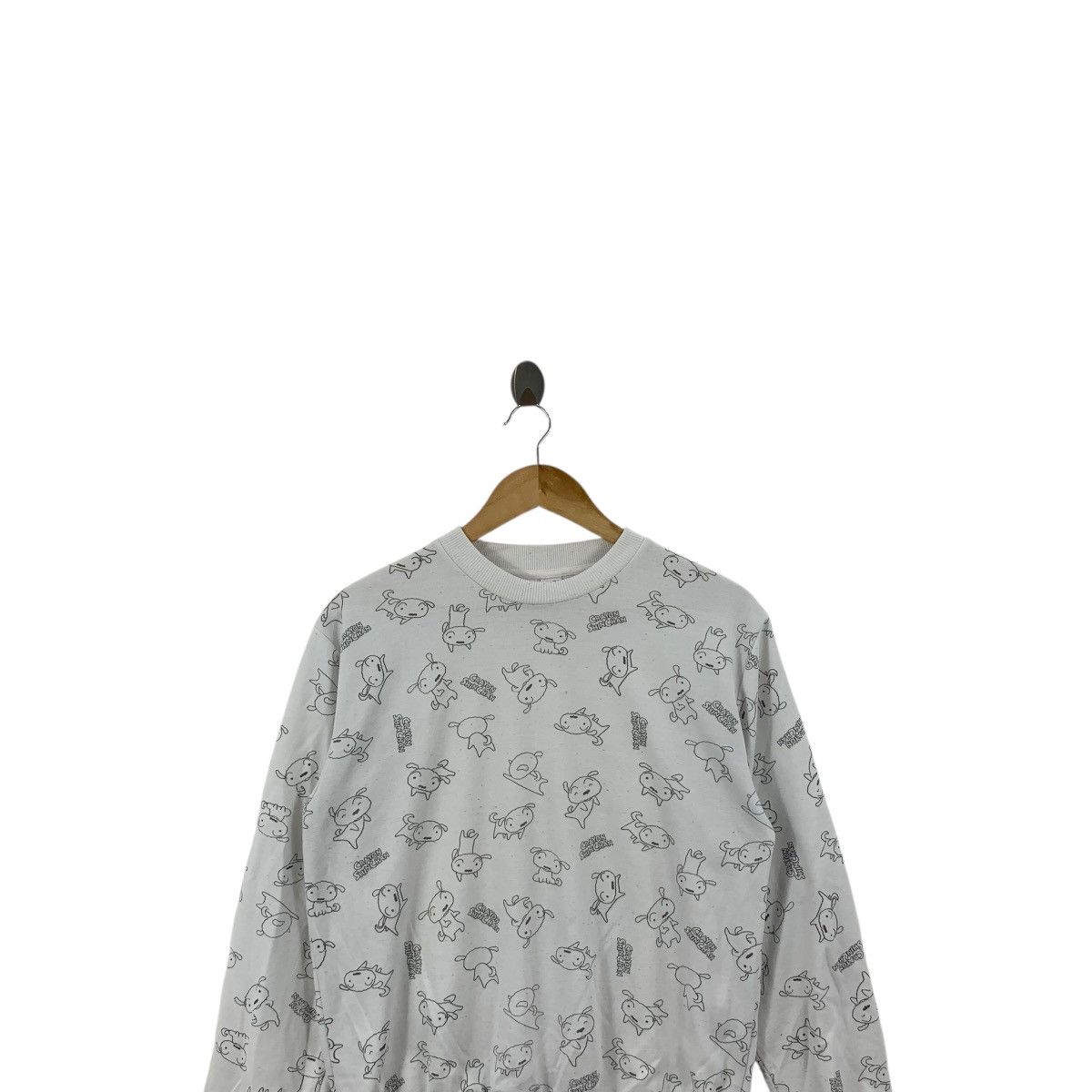 Other CRAYON SHIN CHAN Shiro Over Print Anime Manga Sweatshirt Size M / US 6-8 / IT 42-44 - 2 Thumbnail