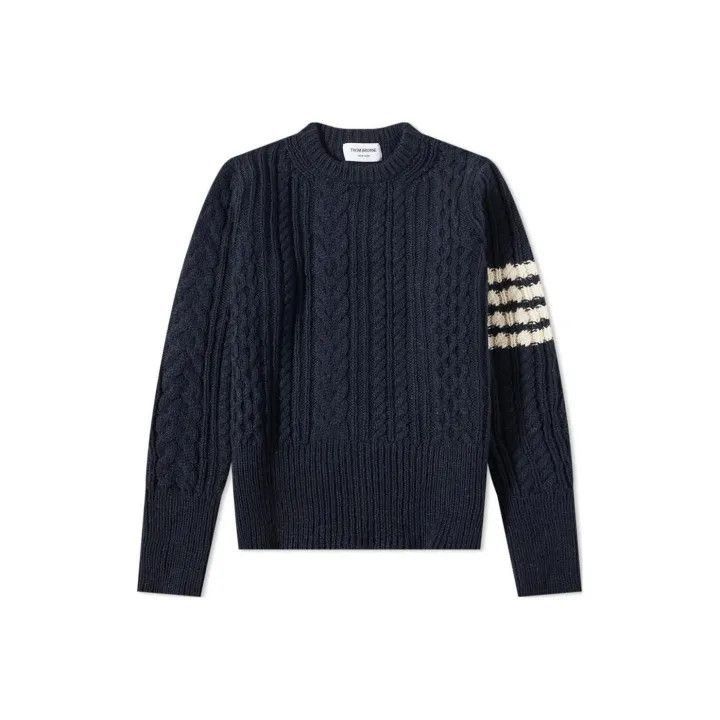 Thom Browne Thom Browne Blue Long Sleeve Sweater -2507 Size US S / EU 44-46 / 1 - 7 Thumbnail