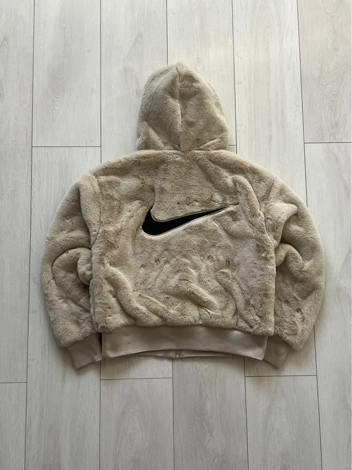 Spring jacket puffer Nike big logo
