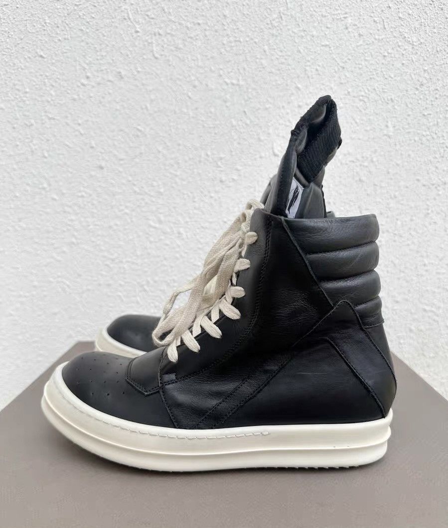 Rick Owens Rick Owens high-top shoes, inverted triangle black and white Size US 7 / IT 37 - 4 Thumbnail