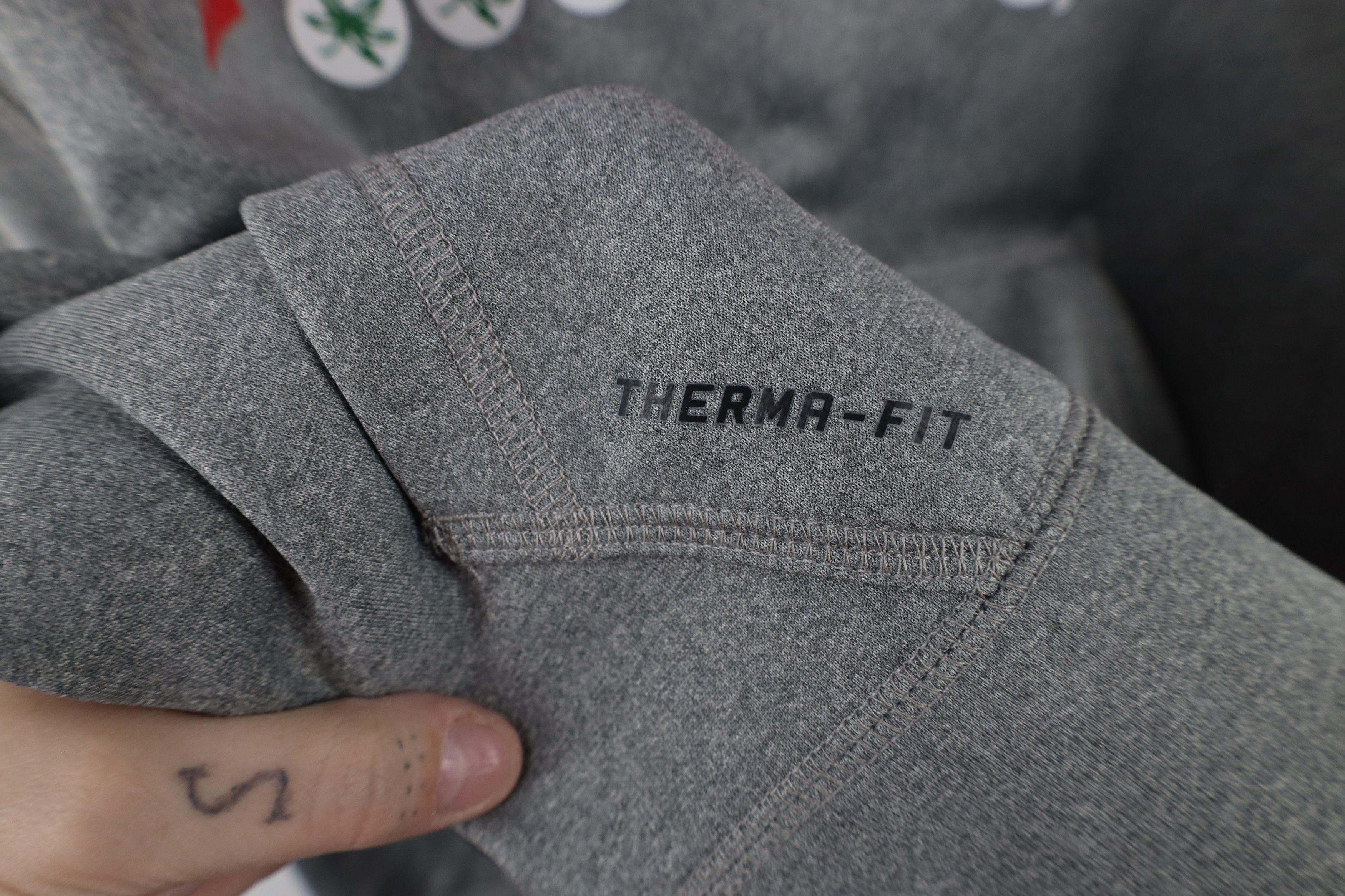 Nike × Vintage Nike Therma Fit Ohio State University Buckeyes Hoodie Gray Size US L / EU 52-54 / 3 - 8 Thumbnail
