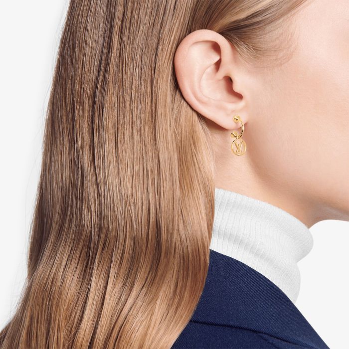 Louis Vuitton Petit louis earrings (M00390)