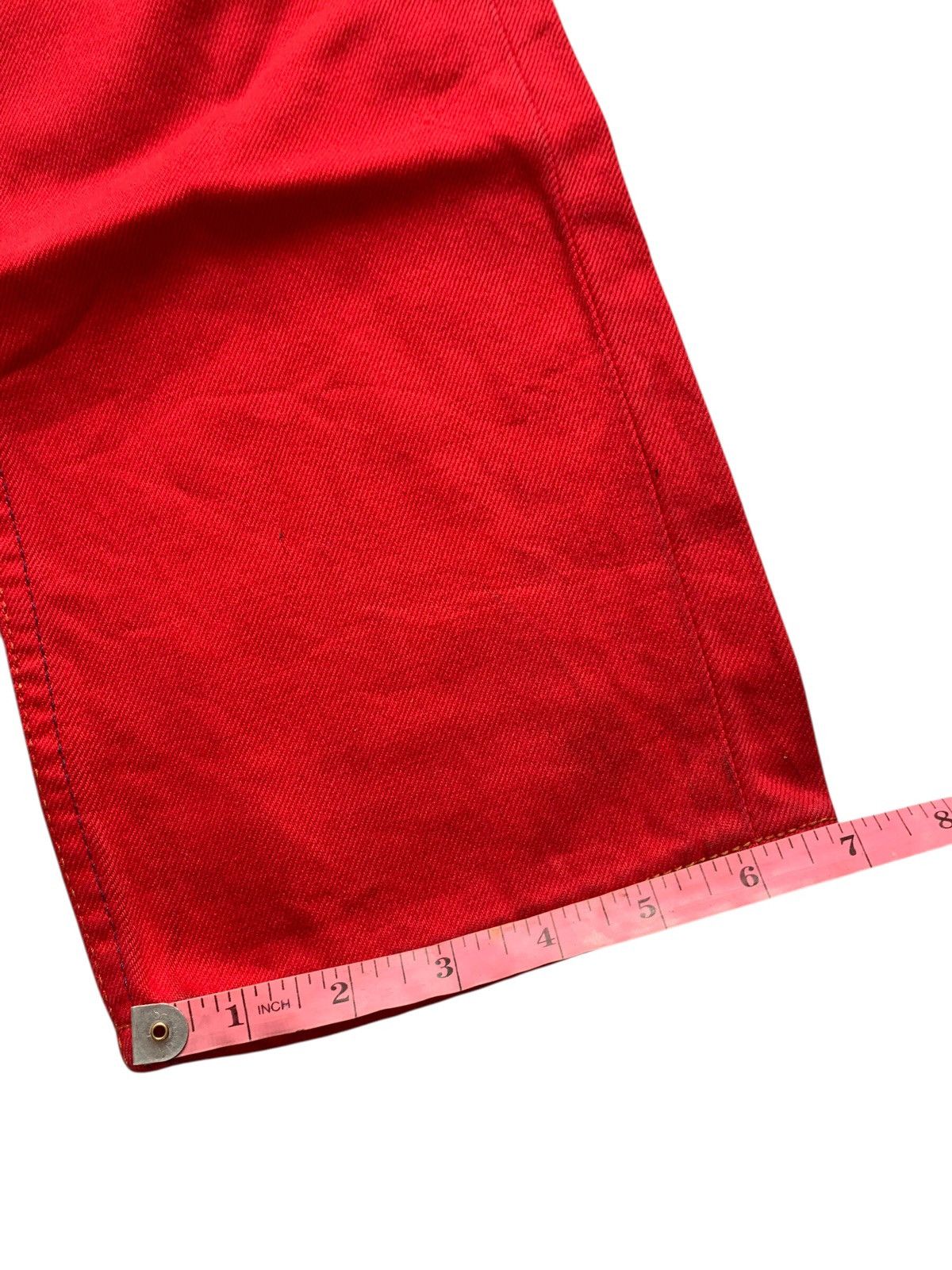 Levi's Vintage Clothing Rare!!! Vintage Levis 512 Red 90's Valencia Denim Pants Size US 32 / EU 48 - 8 Thumbnail