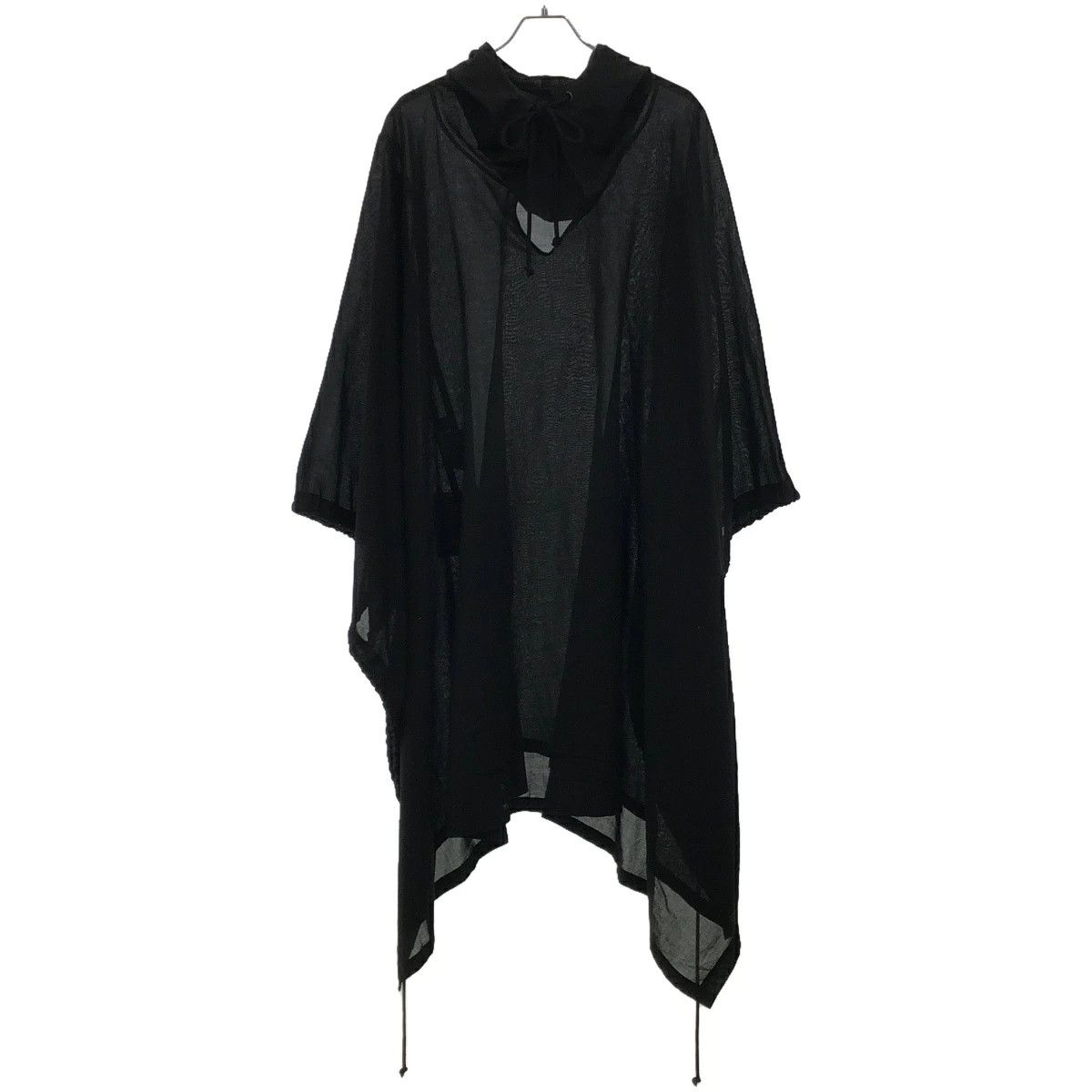 Yohji Yamamoto Yohji Yamamoto Femme 16SS Cotton Hooded Cloak Coat Size US S / EU 44-46 / 1 - 1 Thumbnail