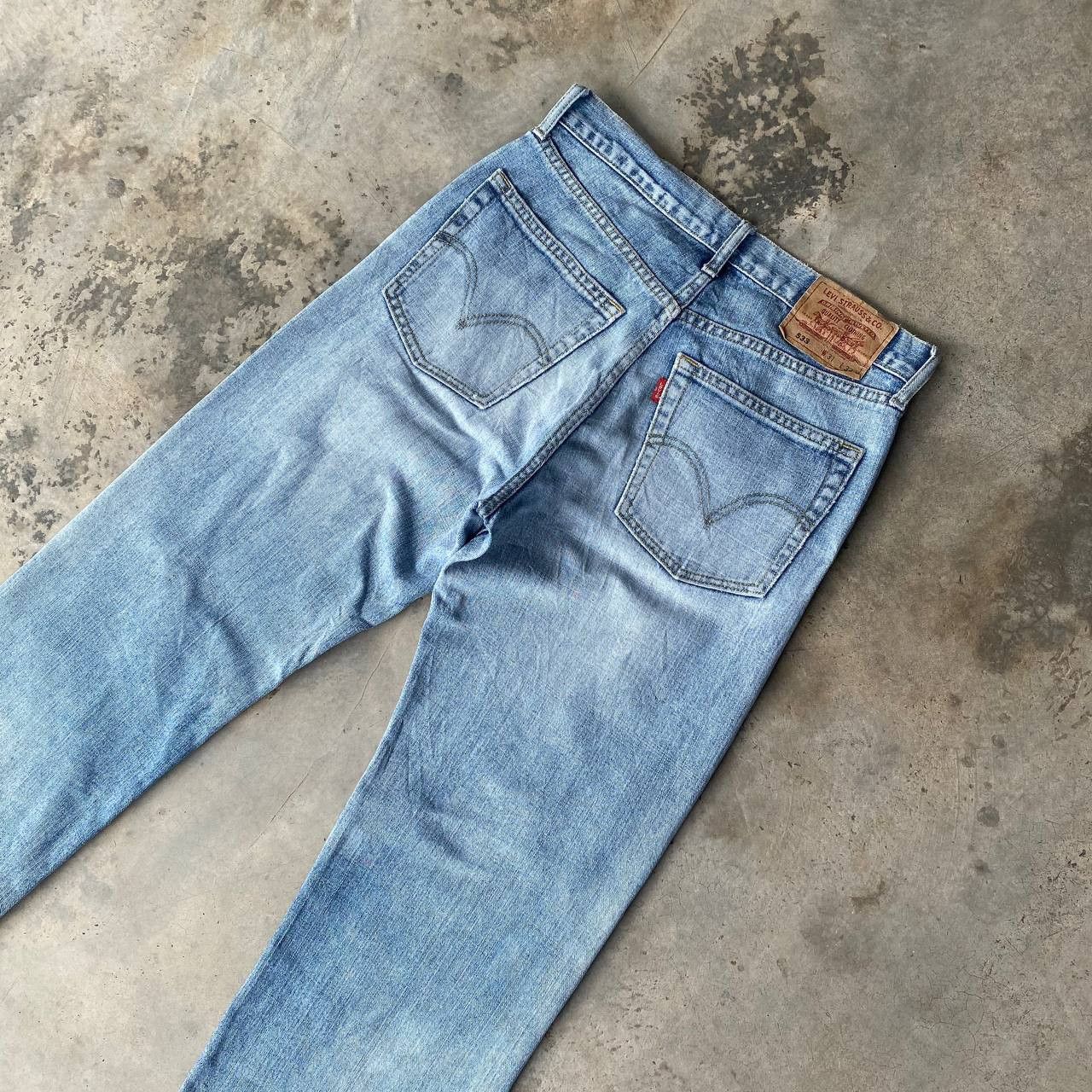 Levi's VINTAGE LEVIS DENIM LOT 533 DISTRESSED JEAN LIGHTWASH Size US 30 / EU 46 - 5 Thumbnail