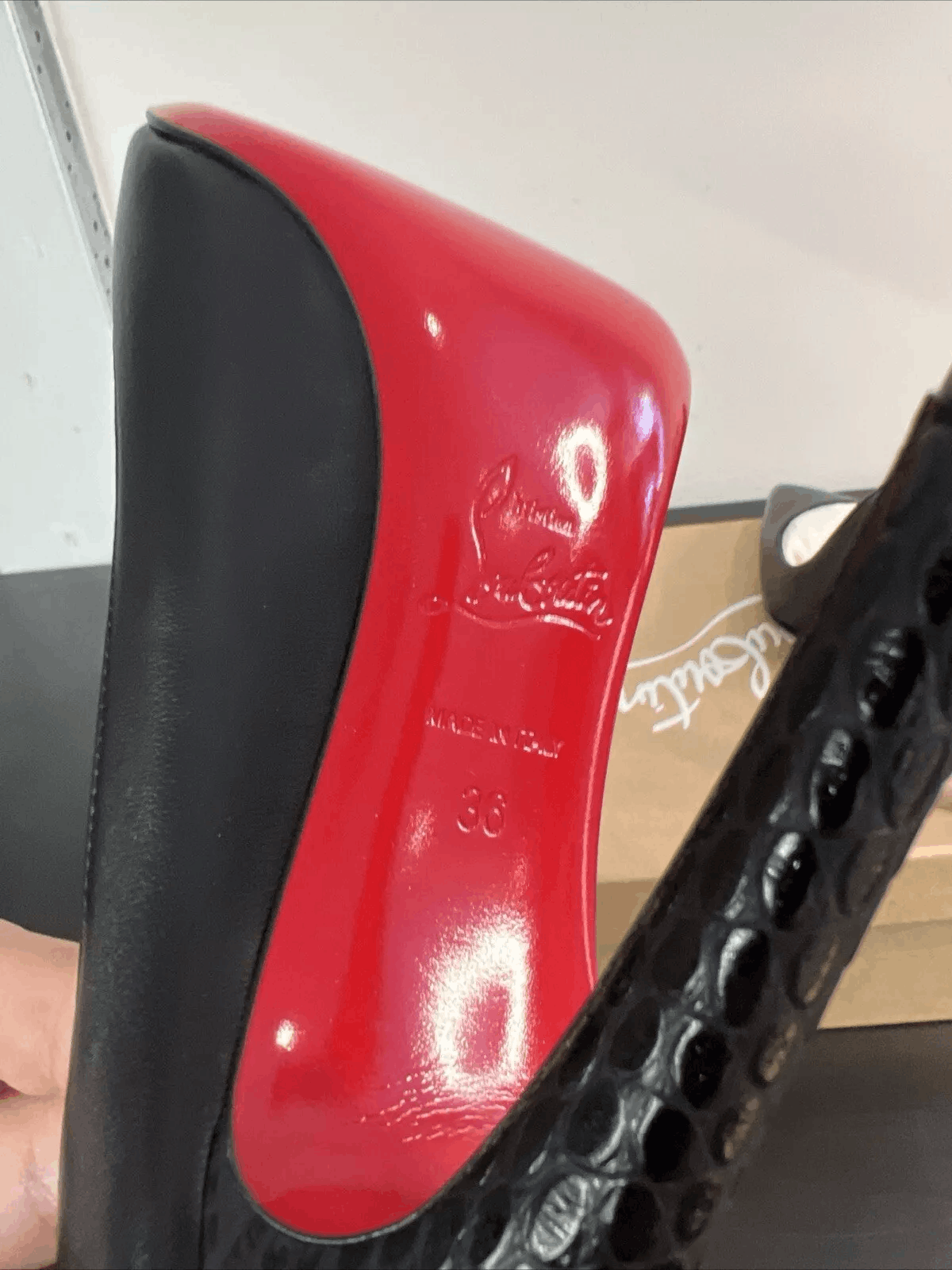 Christian Louboutin Christian Louboutin Masstricht Pump 100 Nappa Black UK 3 Size US 5.5 / IT 35.5 - 6 Thumbnail