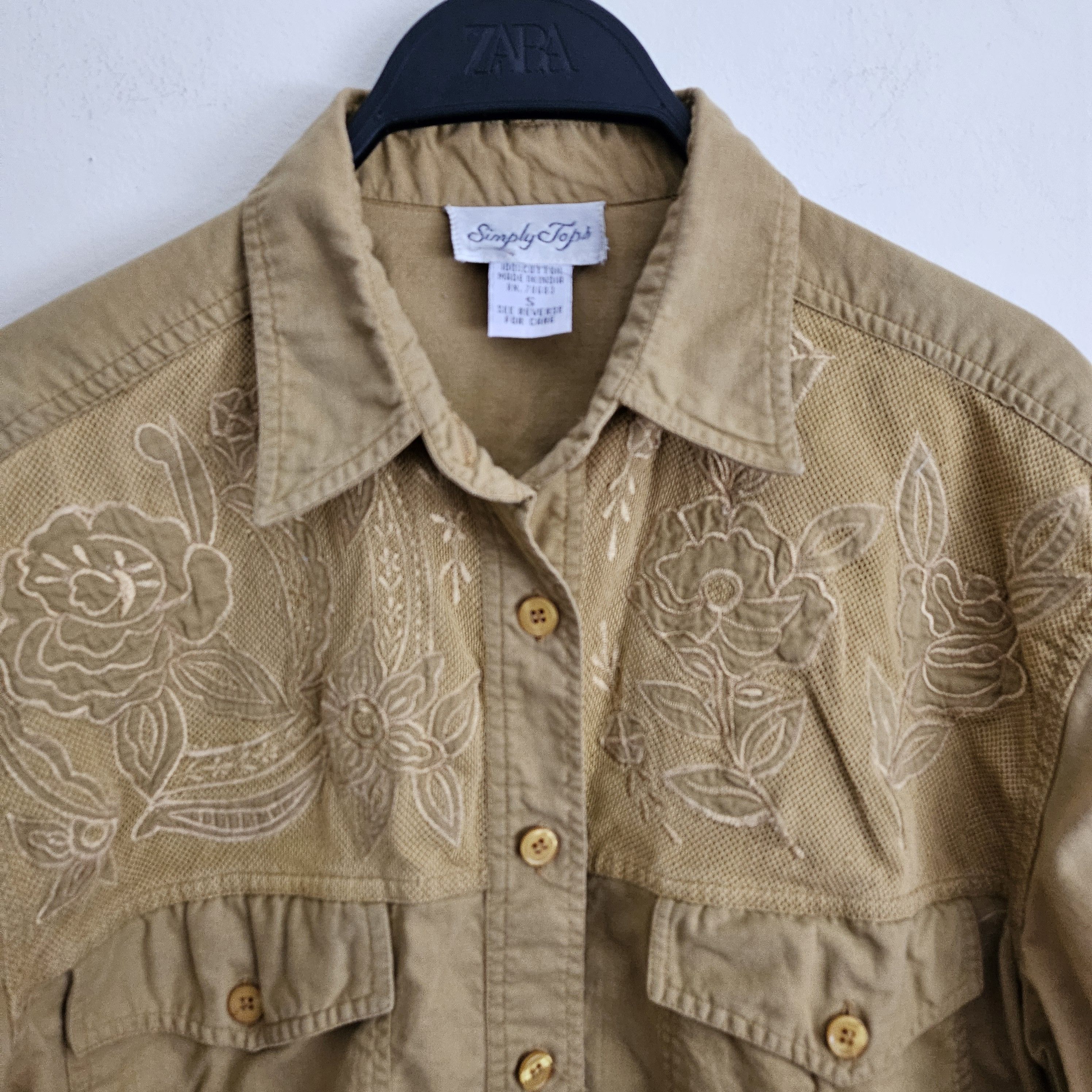 Vintage Vintage 90s Simply Top Western Shirt Size S / US 4 / IT 40 - 2 Thumbnail
