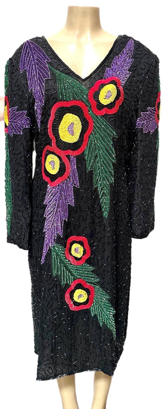 Other Sequin Dress Black Multicolor size 6 Size M / US 6-8 / IT 42-44 - 1 Preview