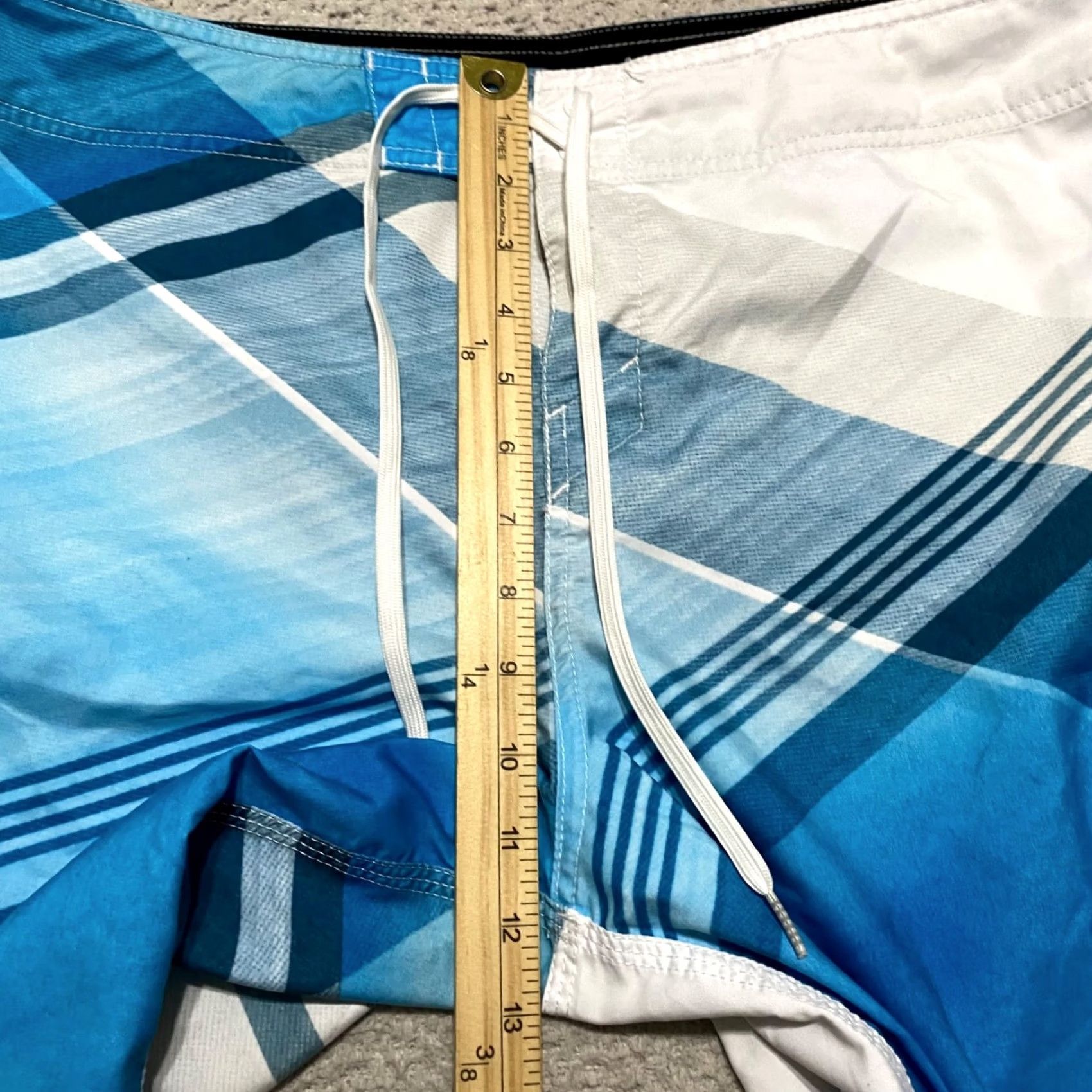 O'Neill O'Neill Shorts Mens 36 Blue Board Plaid Check Outdoor Beach Inseam Size US 36 / EU 52 - 6 Thumbnail