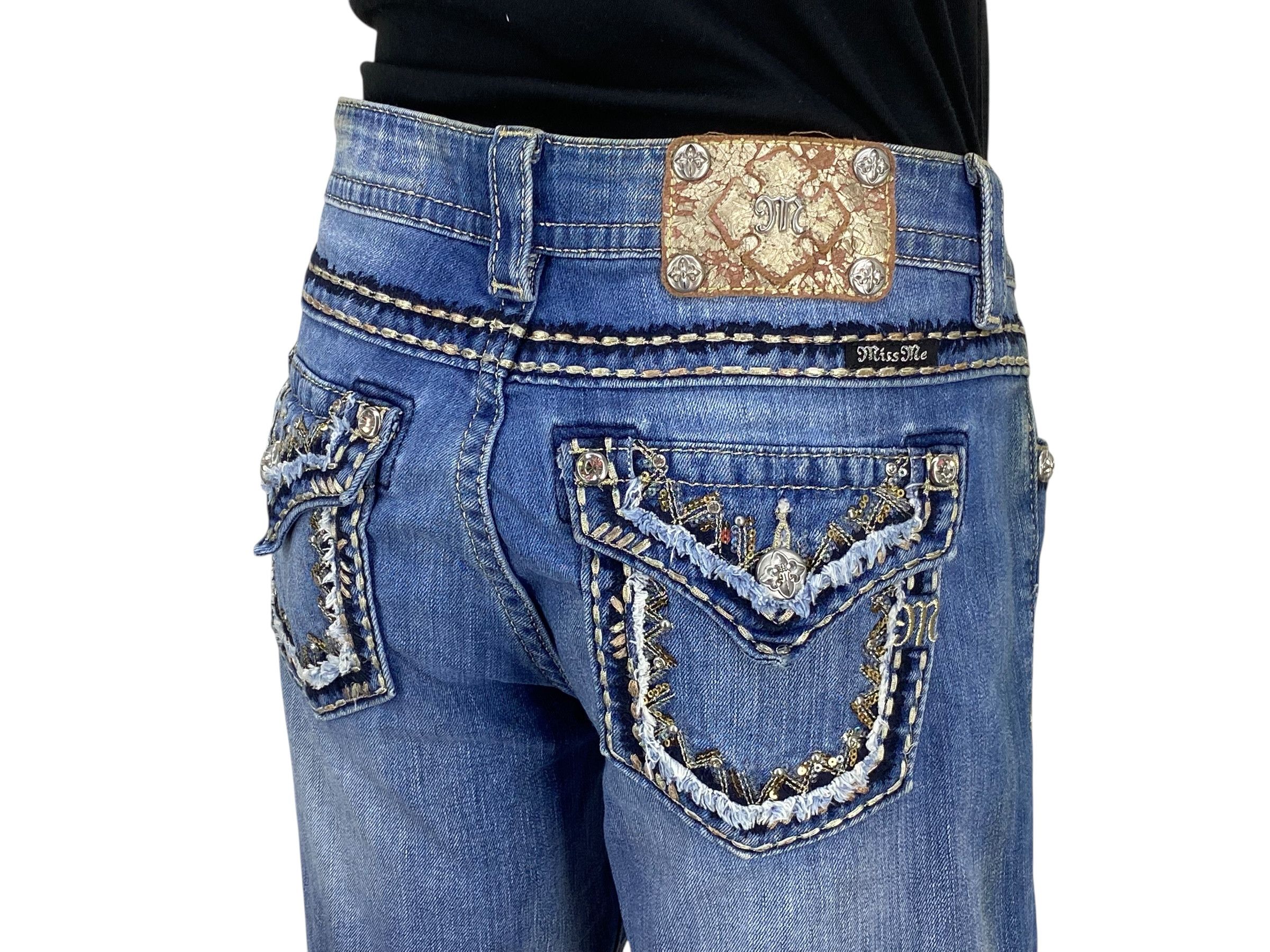 Miss Me Miss Me Flare Jeans Boyfriend Denim Jeans Size 30" / US 8 / IT 44 - 7 Thumbnail