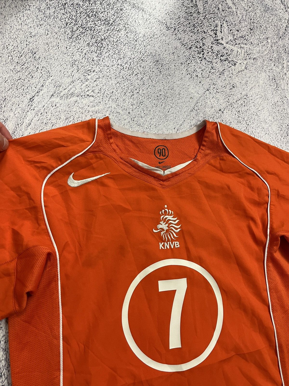 Nike × Vintage Nike Netherlands 2004 Soccer Football Jersey Blockcore Rare Size US S / EU 44-46 / 1 - 6 Thumbnail