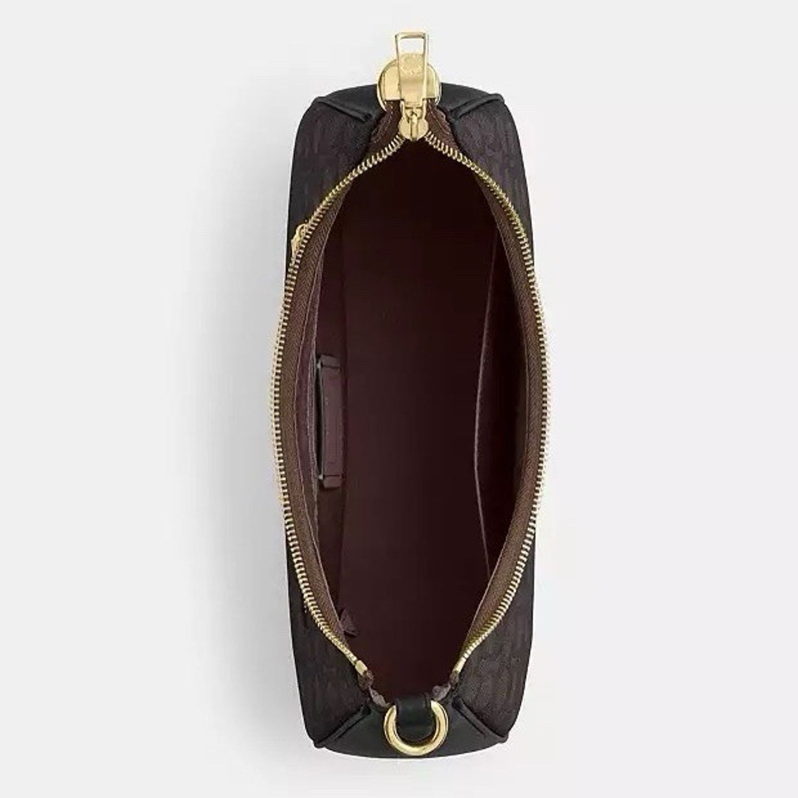 Coach NWT Coach Teri Hobo Bag Signature Canvas CV940 Black Size ONE SIZE - 5 Thumbnail