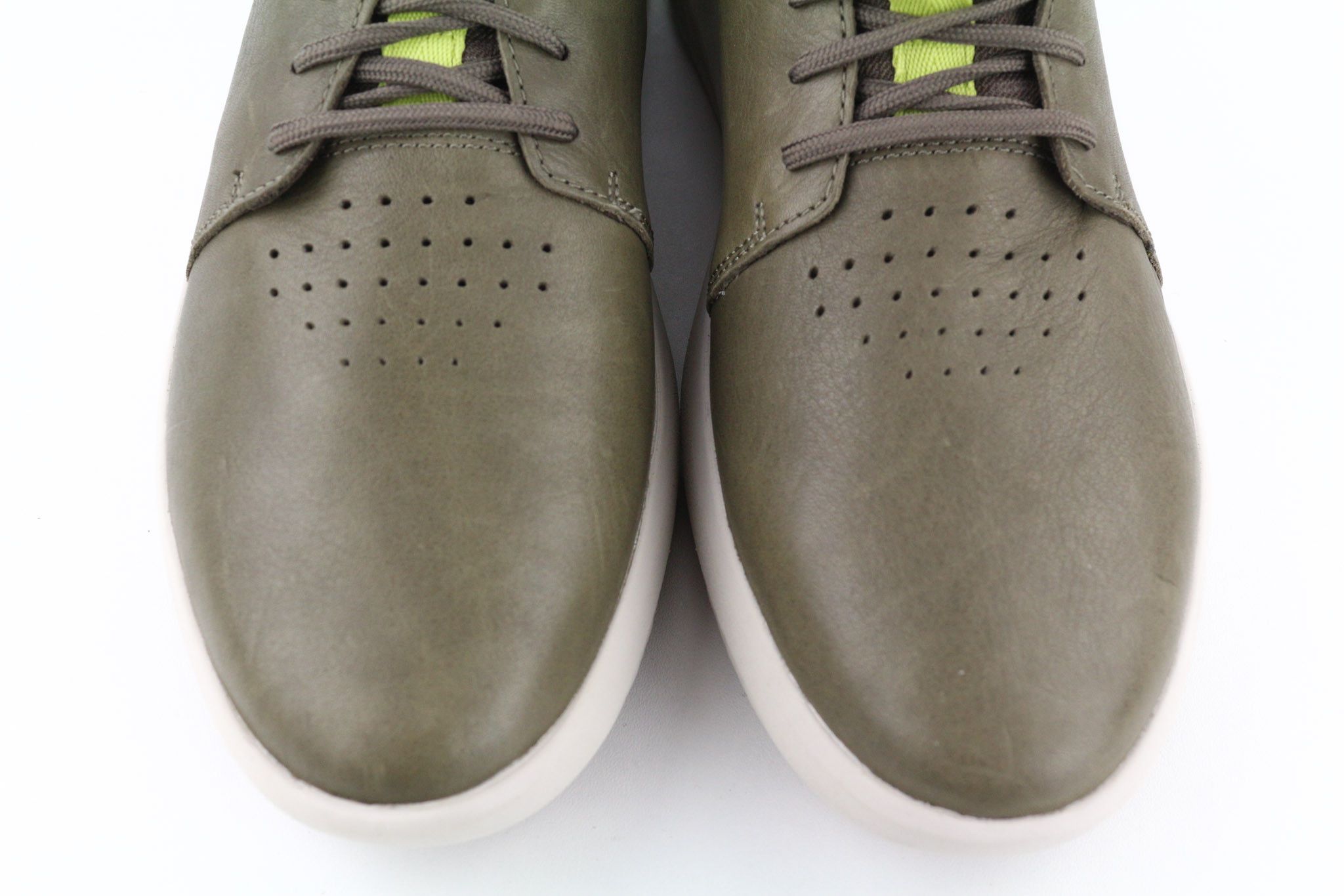 Timberland A2QAC UK8.5 Green Stride Leather Low Top Sneakers 79935 Size US 9 / EU 42 - 4 Thumbnail