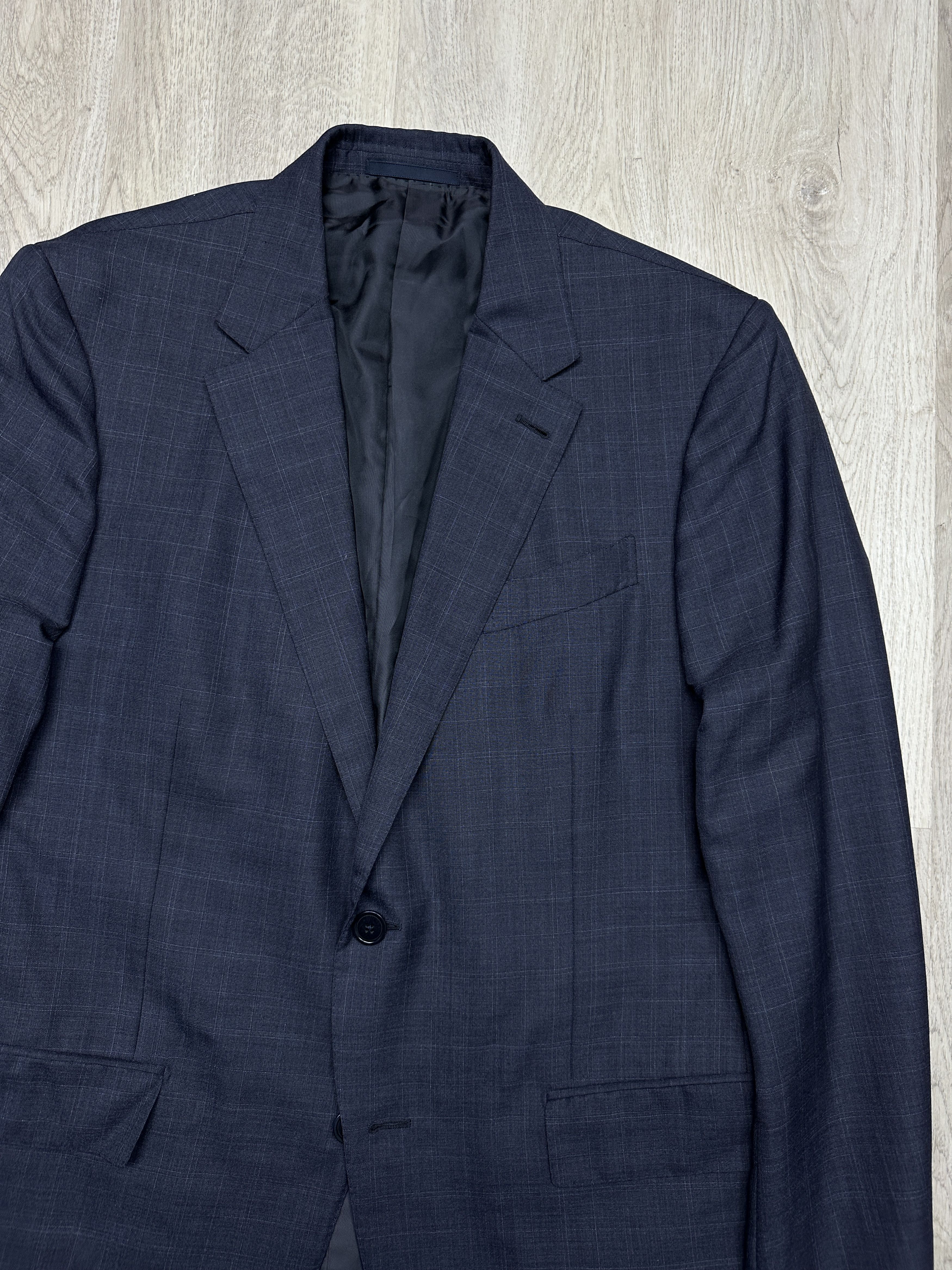 Ermenegildo Zegna Ermenegildo Zegna Mens Wool Silk Suit Blazer + Pants Size 42R - 3 Thumbnail