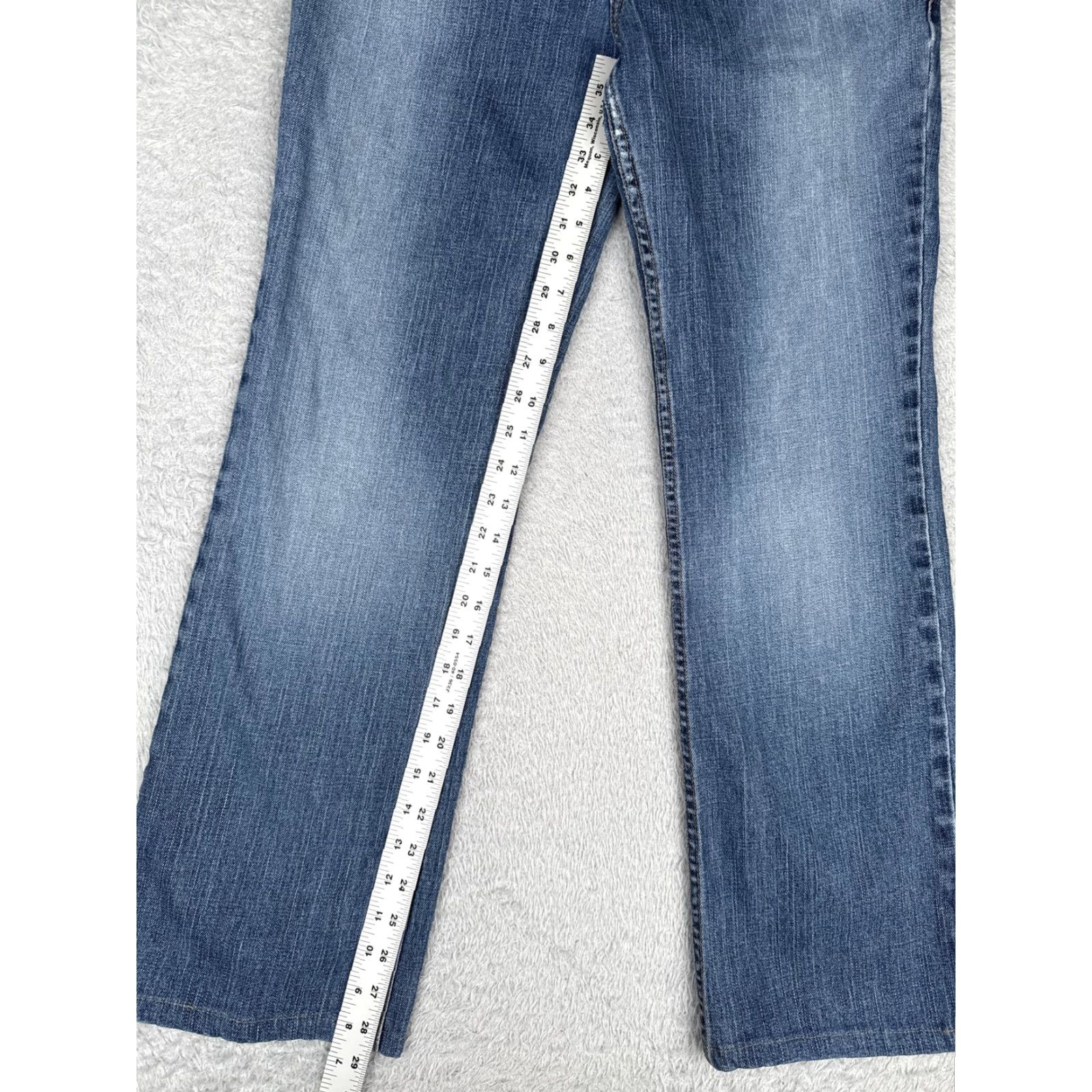 Eddie Bauer VINTAGE No, Eddie Bauer Jeans Womens 8 Blue Straight Leg Mid Rise Stretch Denim Medium Wash Size 30" / US 8 / IT 44 - 7 Thumbnail