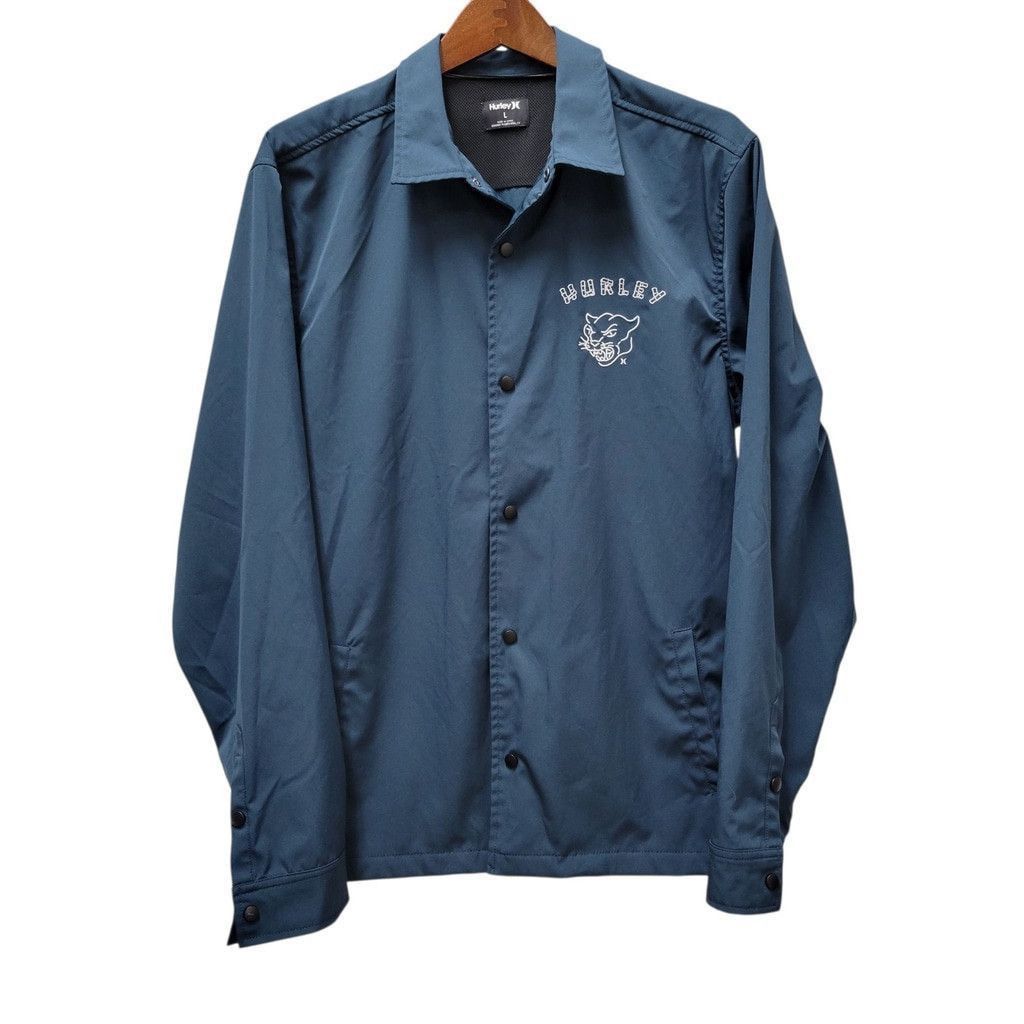 Hurley Hurley Embroidered Logo Men's Windbreaker Jacket Size Large Size US L / EU 52-54 / 3 - 1 Thumbnail