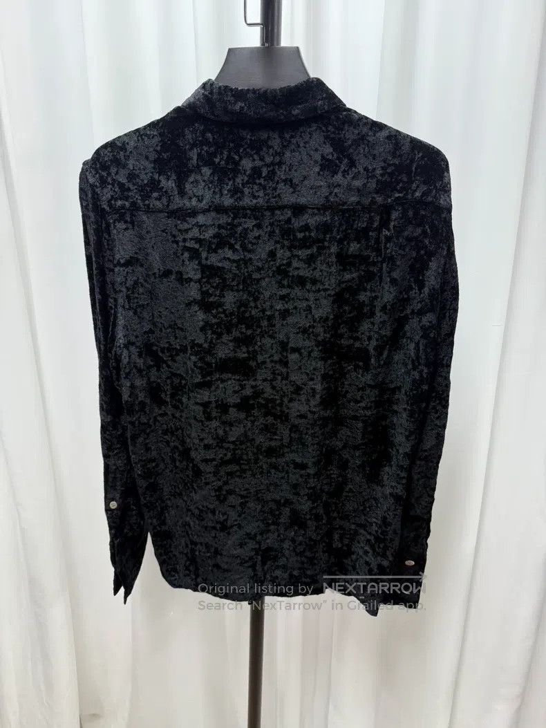 Yohji Yamamoto YOHJI YAMAMOTO Asymmetrical Velvet Shell Button Shirt Size US XS / EU 42 / 0 - 8 Thumbnail