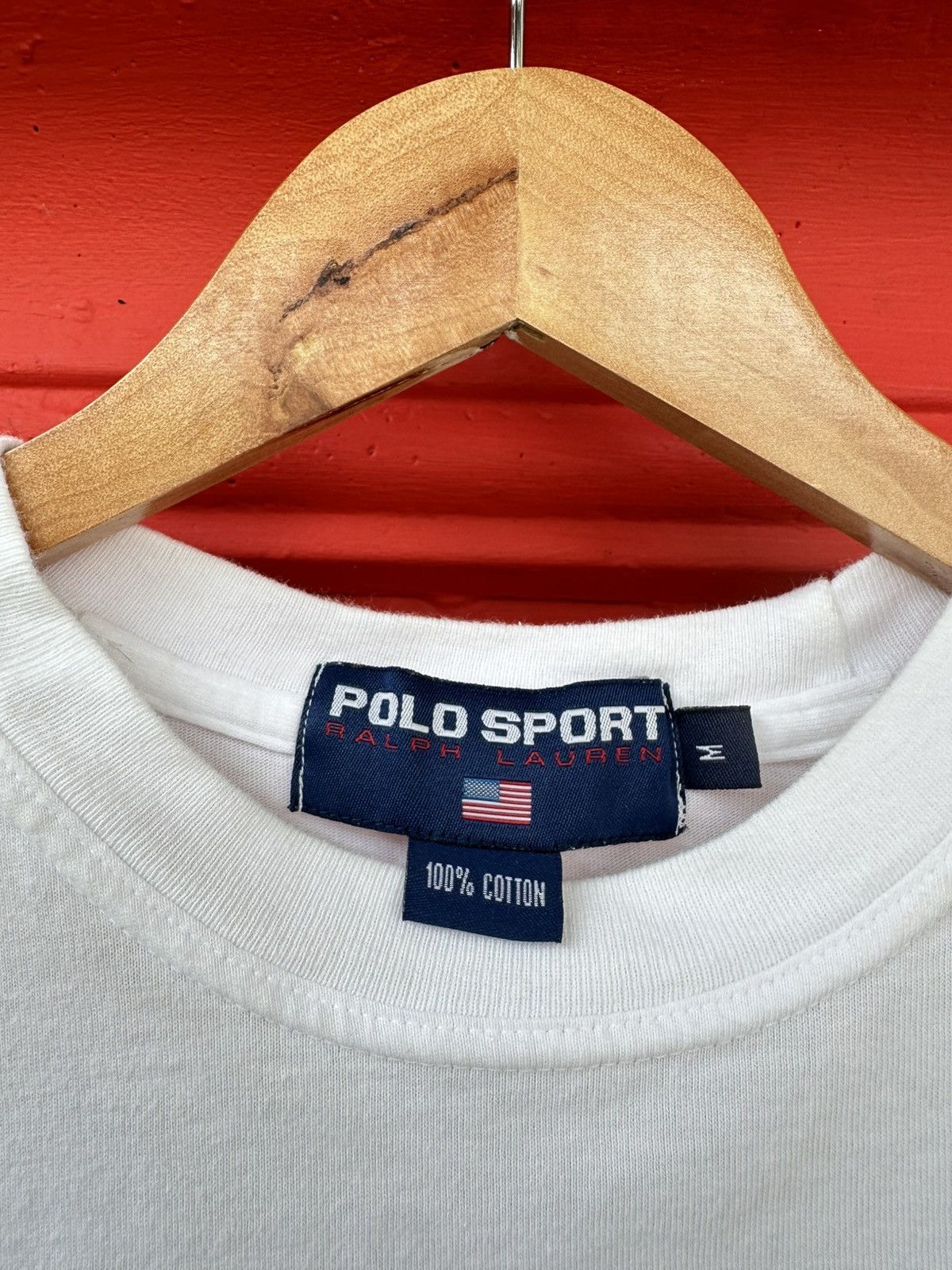 Polo Ralph Lauren Vintage 90s Polo Bear Sport Ralph Lauren Tee Size US M / EU 48-50 / 2 - 3 Thumbnail
