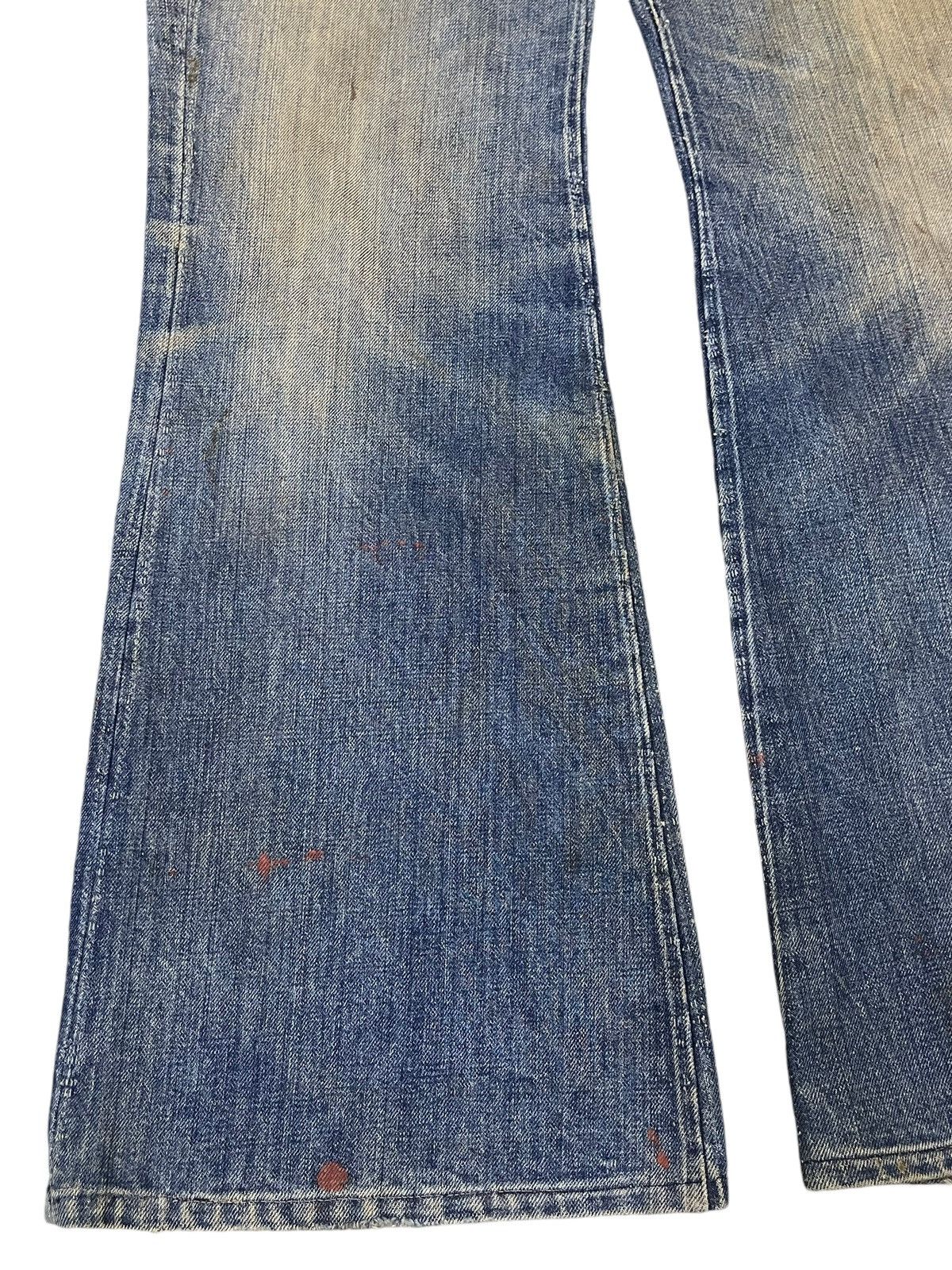 If Six Was Nine Vintage Japanese Brand Mud Wash Bell Bottom Flare Jeans Size US 29 - 7 Thumbnail