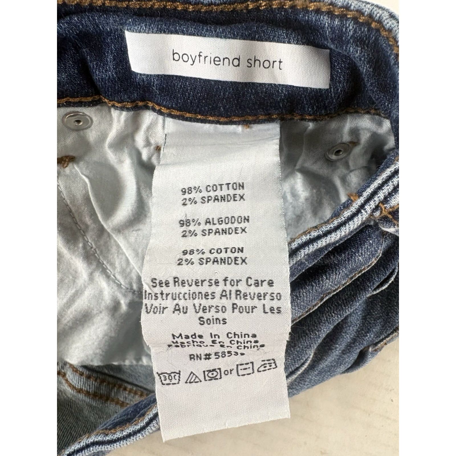 Vintage Sts Blue Dk Faded Wash Boyfriend Short Cutoffs Womens Size 28 Size 28" / US 6 / IT 42 - 4 Thumbnail