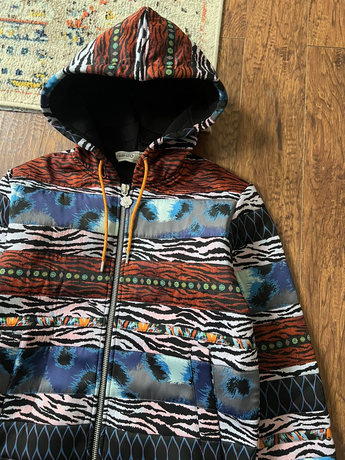 H&M × Kenzo Kenzo x H&M 2016 Neoprene Hooded Jacket Men's Size Small Size US S / EU 44-46 / 1 - 3 Thumbnail